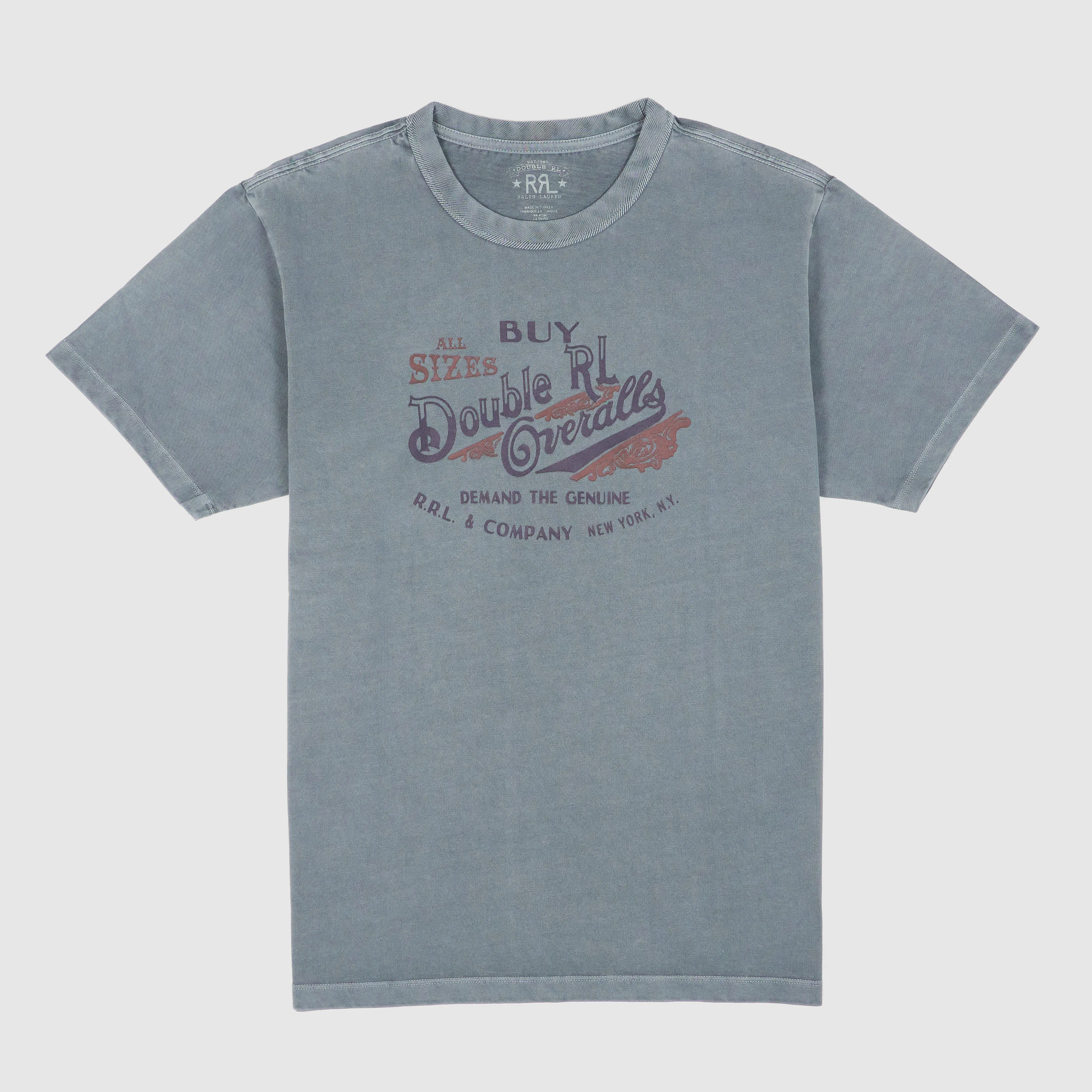 Double RL Overalls Crew Neck T-Shirt sold by DeeCee style