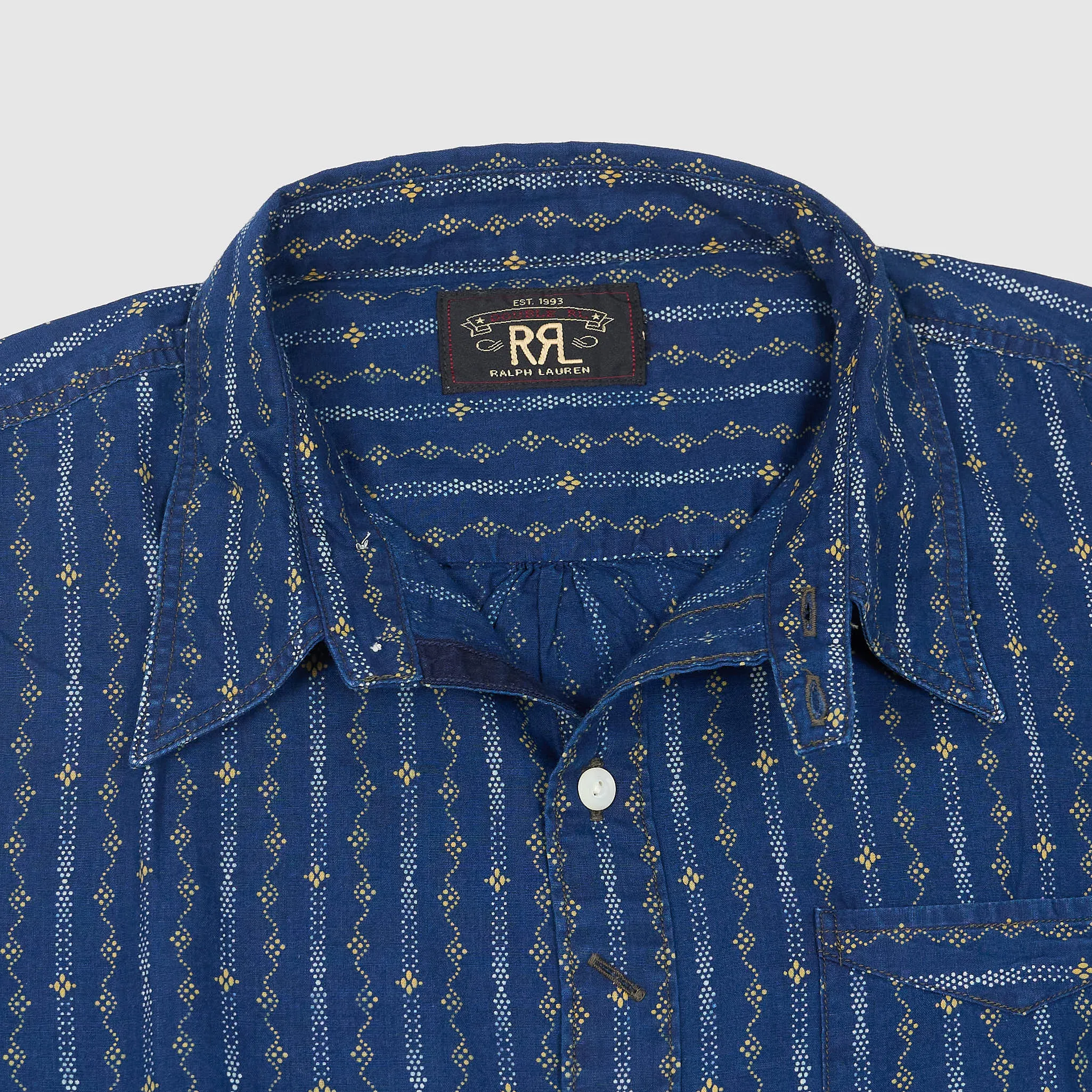 Double RL Long Sleeve Railman Work Shirt sold by DeeCee style product image thumbnail 4