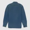 Double RL Long Indigo Dyed Herringbone Workshirt sold by DeeCee style