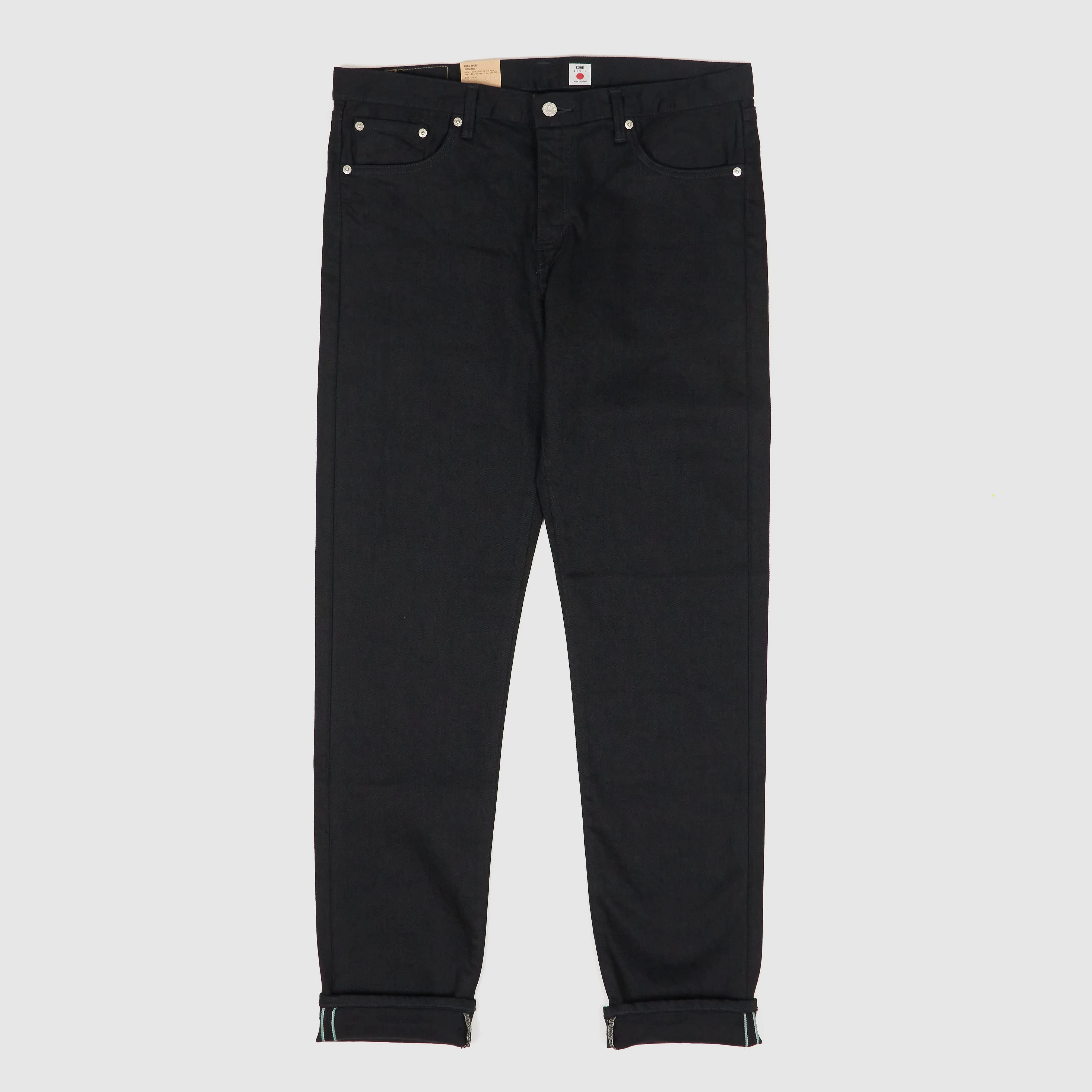 Edwin Regular Tapered Black Kurabo 5-Pocket Jeans sold by DeeCee style