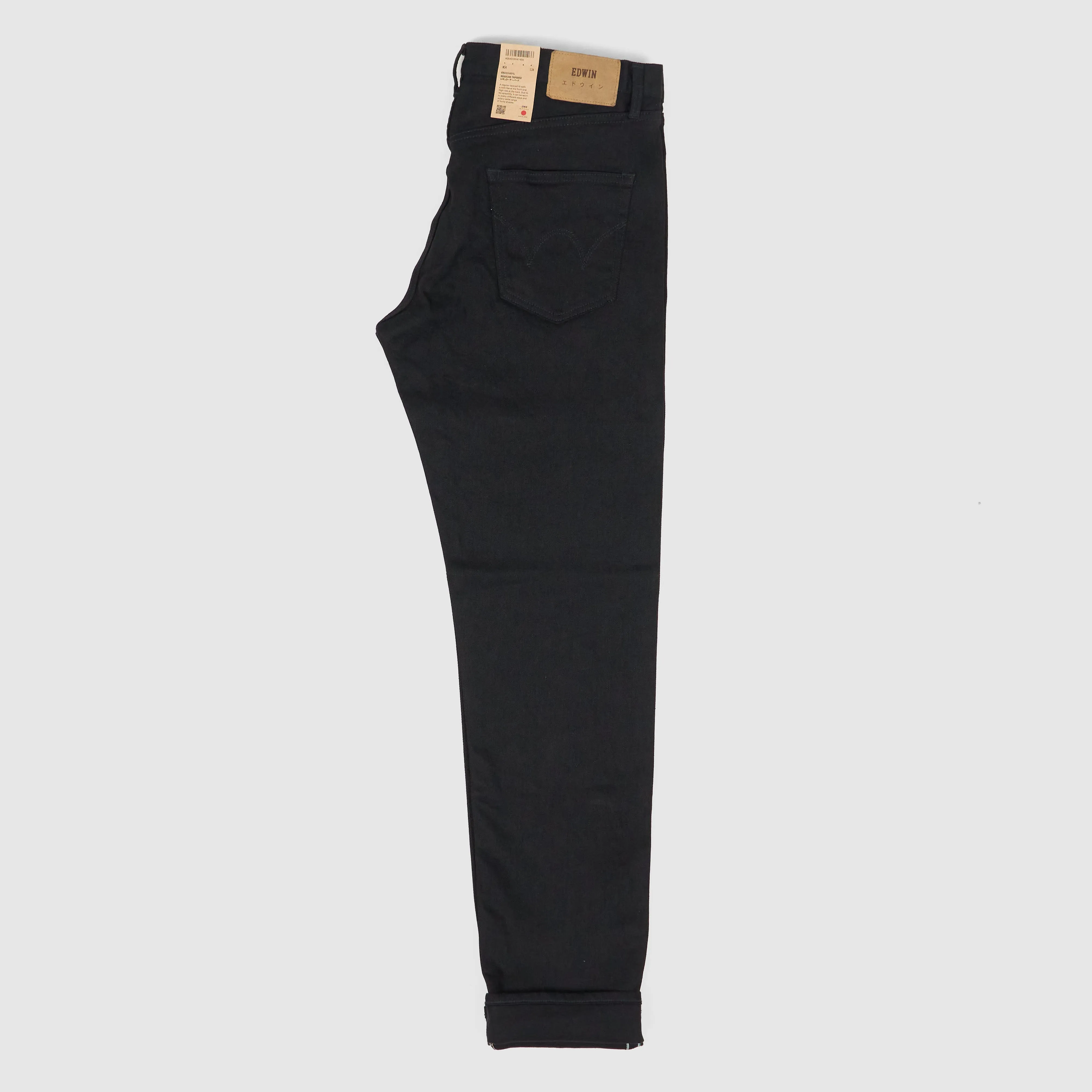 Edwin Regular Tapered Black Kurabo 5-Pocket Jeans sold by DeeCee style product image thumbnail 3