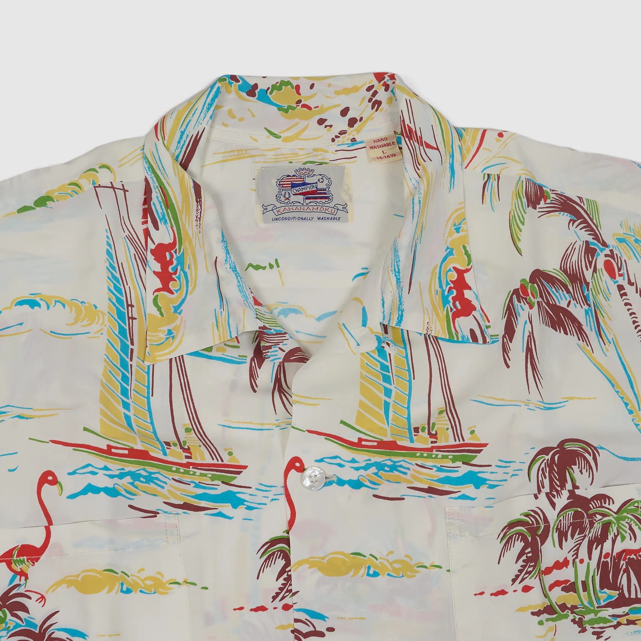 Sun Surf Hawaiian Limited Edition Duke Khanamoku Fishing Boat Short Sleeve Shirt sold by DeeCee style product image thumbnail 5