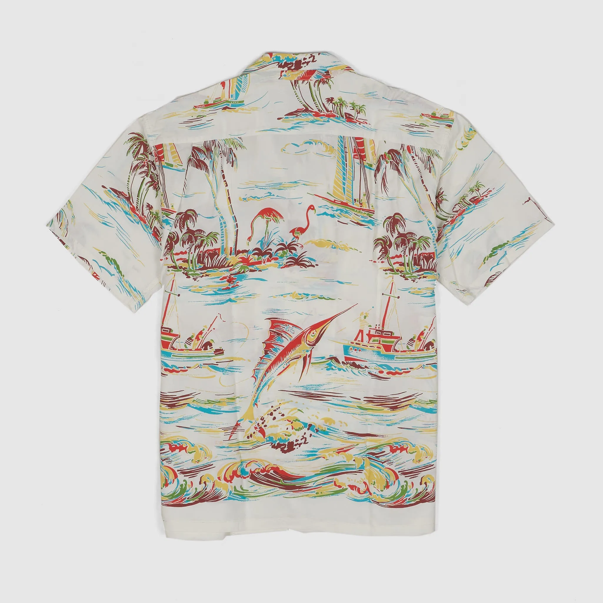 Sun Surf Hawaiian Limited Edition Duke Khanamoku Fishing Boat Short Sleeve Shirt sold by DeeCee style product image thumbnail 3