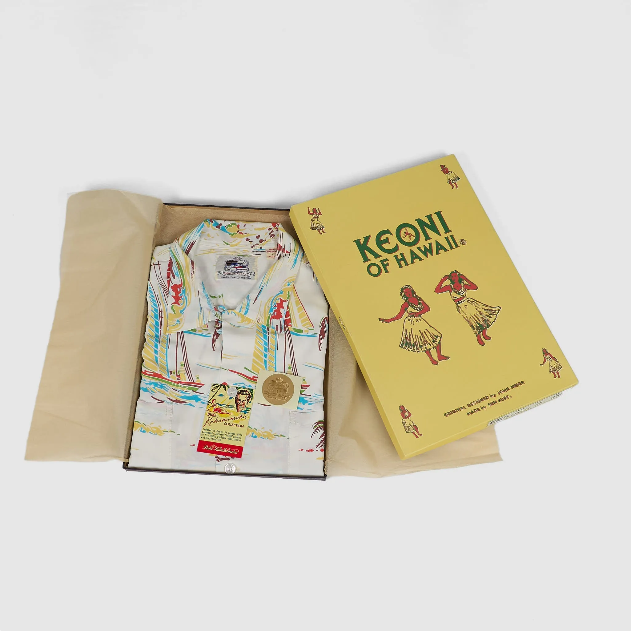 Sun Surf Hawaiian Limited Edition Duke Khanamoku Fishing Boat Short Sleeve Shirt sold by DeeCee style product image thumbnail 2