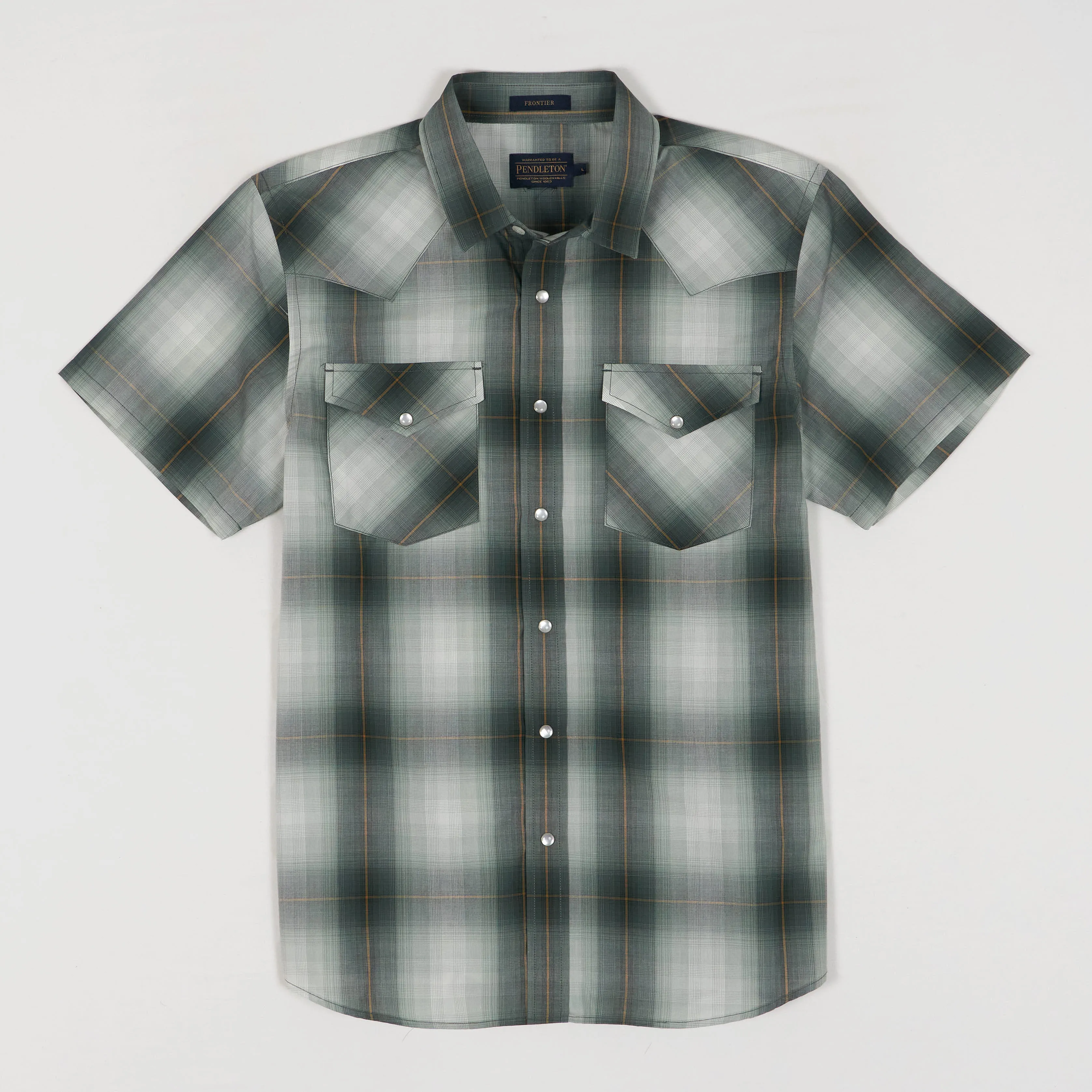 Pendleton Cotton Plaid Short Sleeve Western Shirt sold by DeeCee style