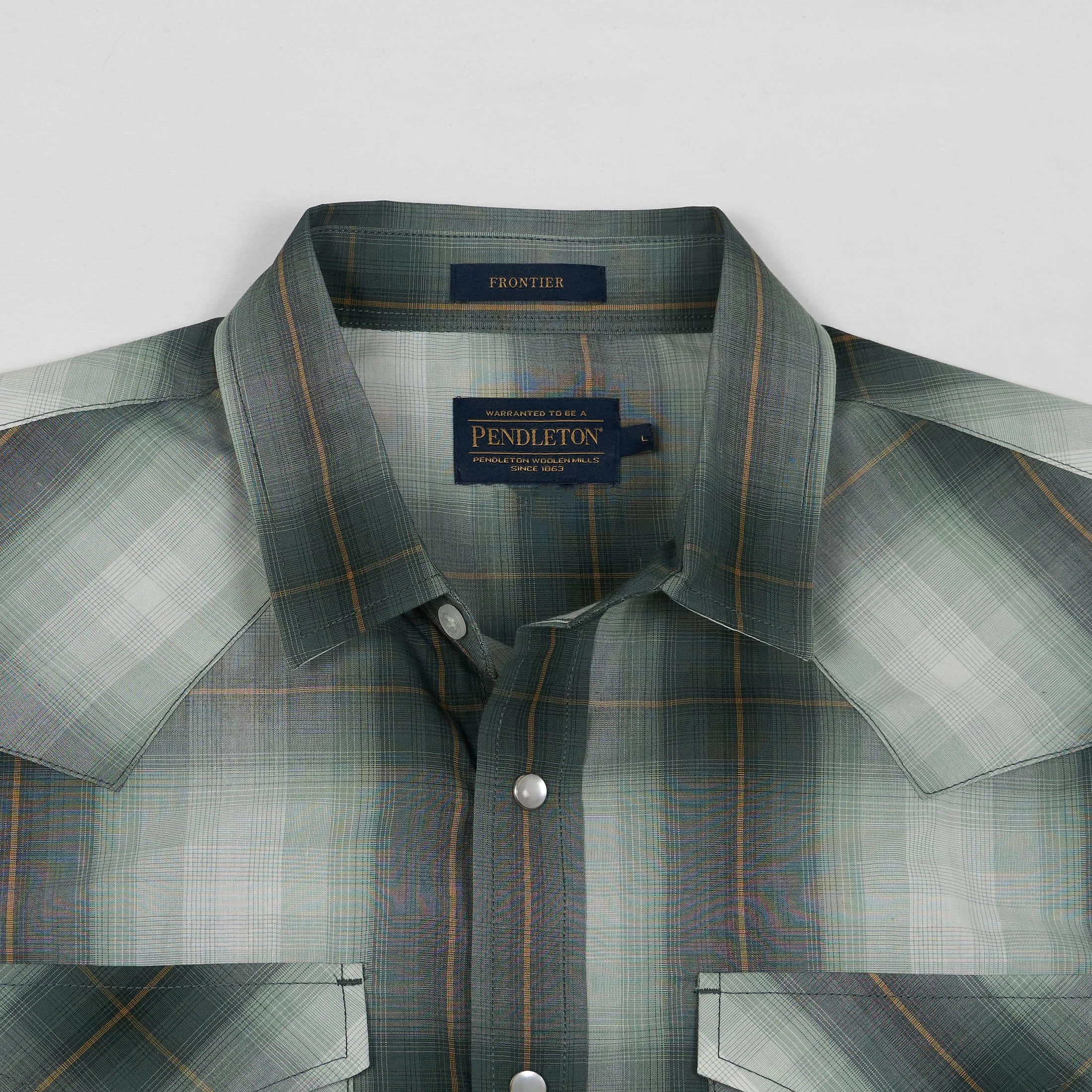 Pendleton Cotton Plaid Short Sleeve Western Shirt sold by DeeCee style product image thumbnail 3