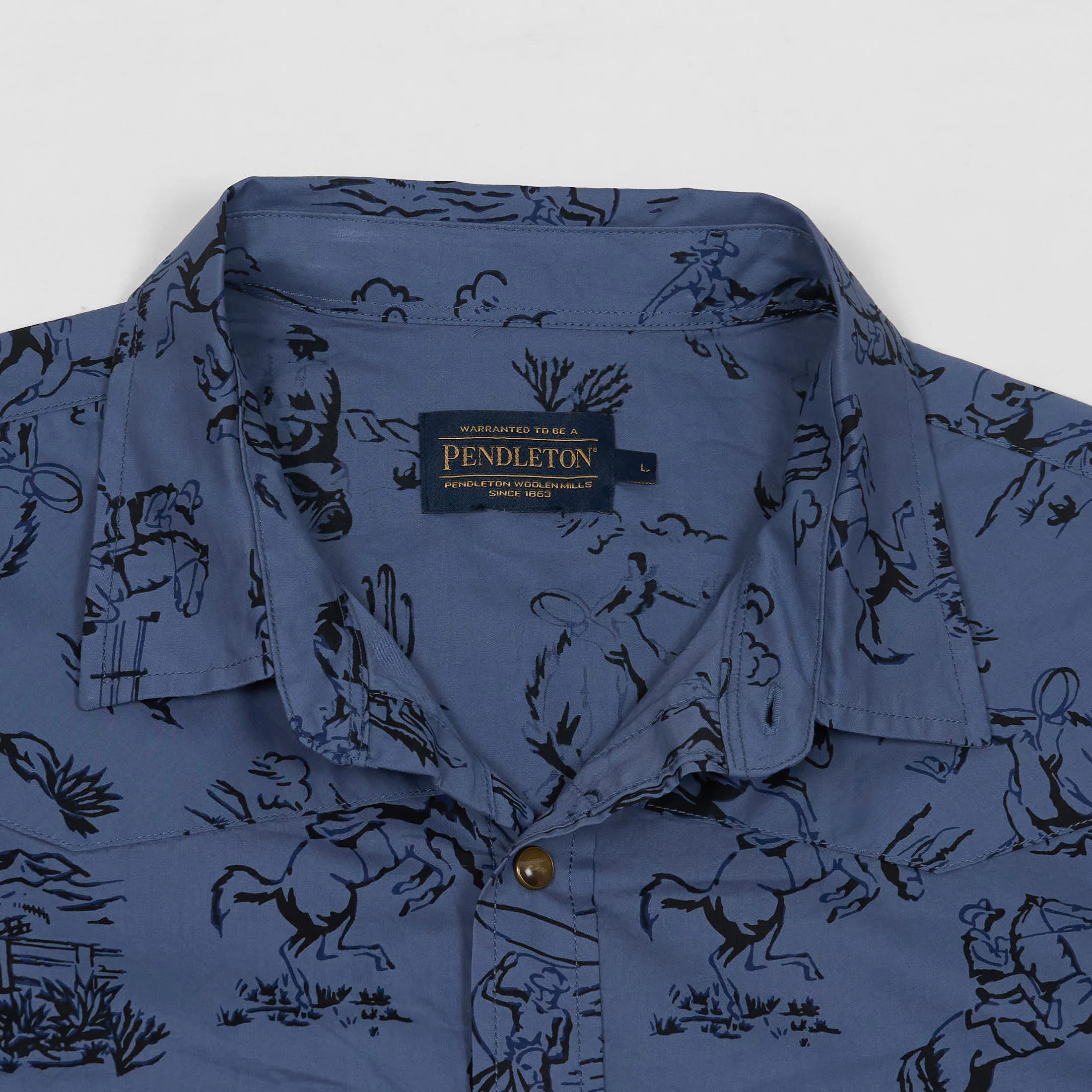 Pendleton Short Sleeve Cotton Western Shirt sold by DeeCee style product image thumbnail 3