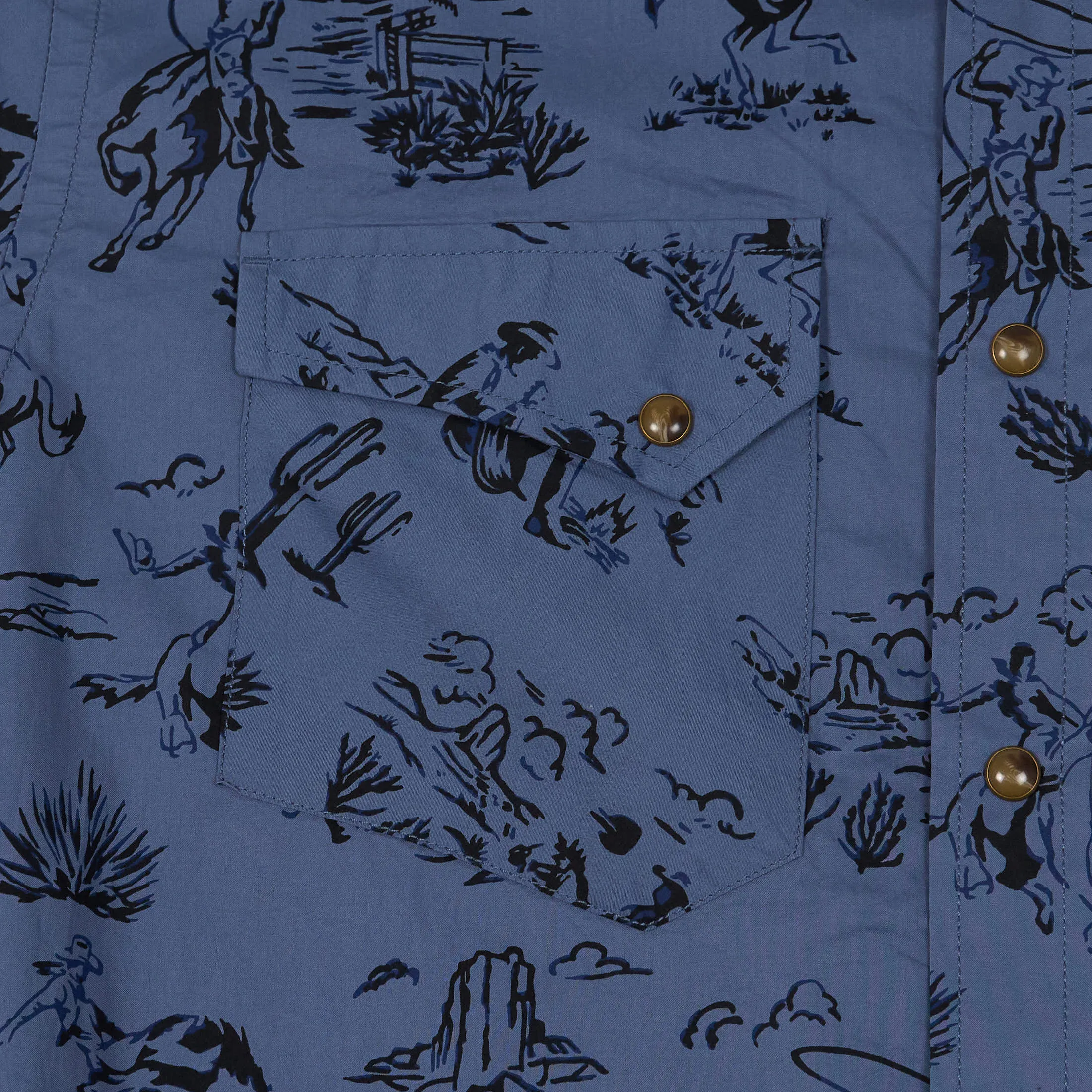 Pendleton Short Sleeve Cotton Western Shirt sold by DeeCee style product image thumbnail 5