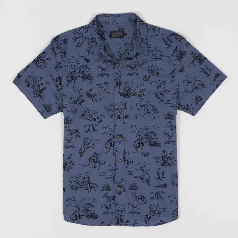 Pendleton Short Sleeve Cotton Western  Shirt sold by DeeCee style