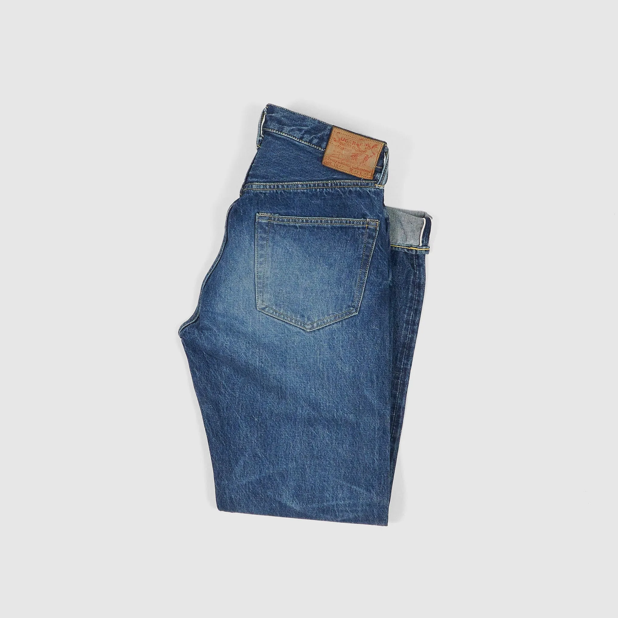 Sugar Cane Heavy Stone Washed Straight leg 1947 Five Pocket Selvage Denim sold by DeeCee style product image thumbnail 3