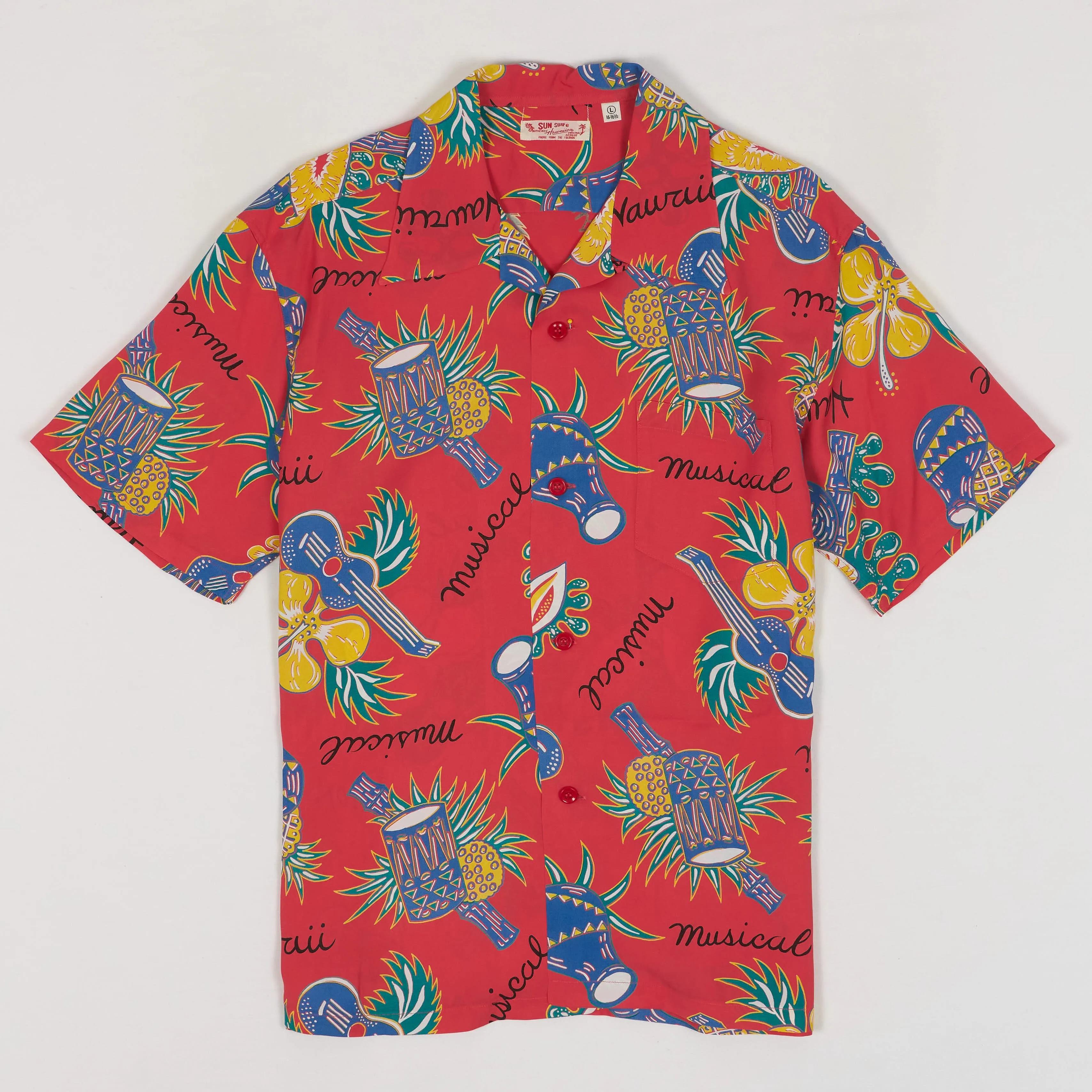 Sun Surf Hawaiian Musical Short Sleeve Shirt sold by DeeCee style