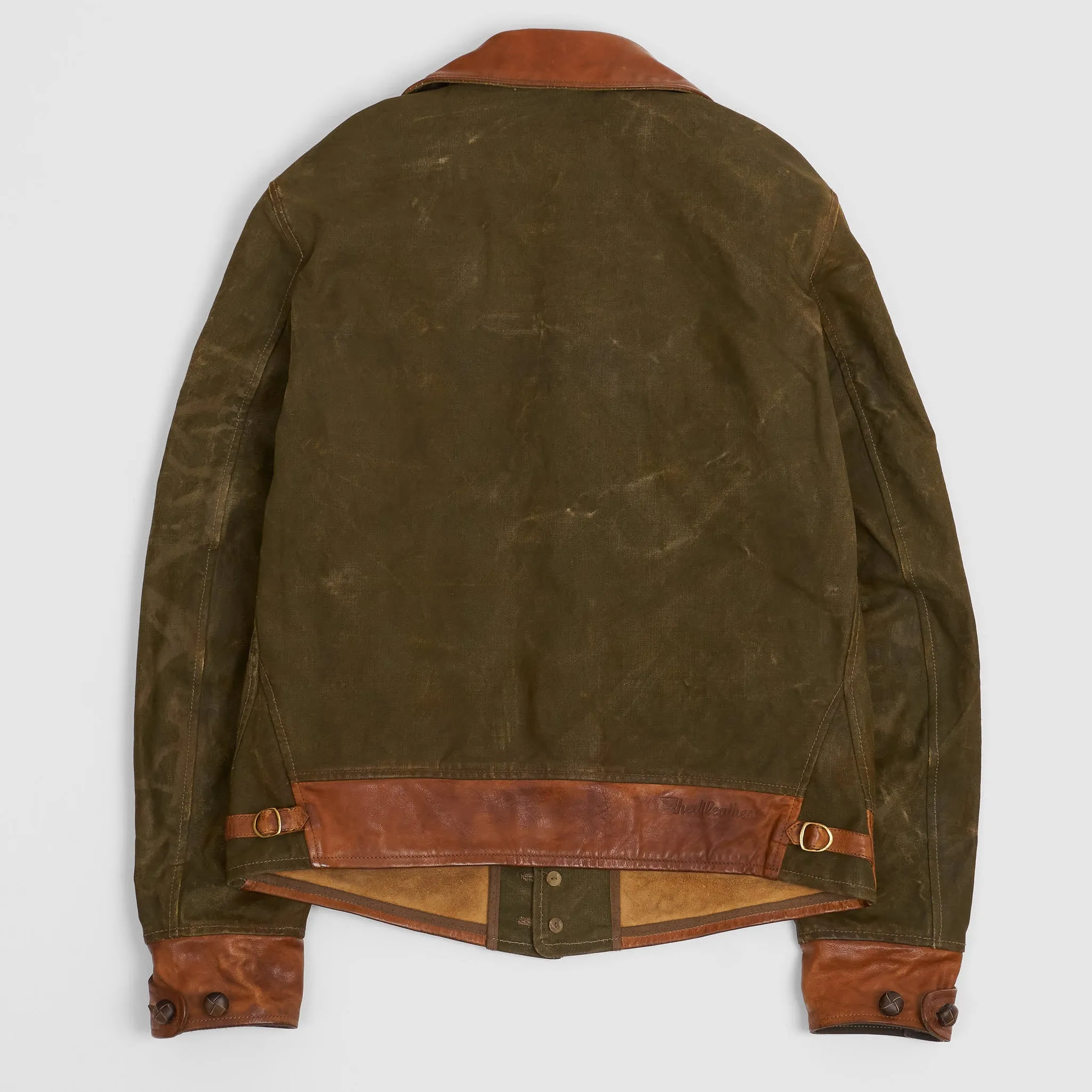Thedi Leathers Two-Tone Waxed Canvas Jacket sold by DeeCee style product image thumbnail 3