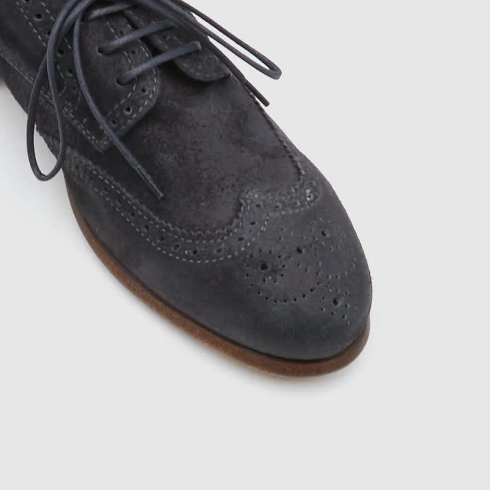 n.d.c. made by hand Ladies Suede Brogues Shoes sold by DeeCee style product image thumbnail 3