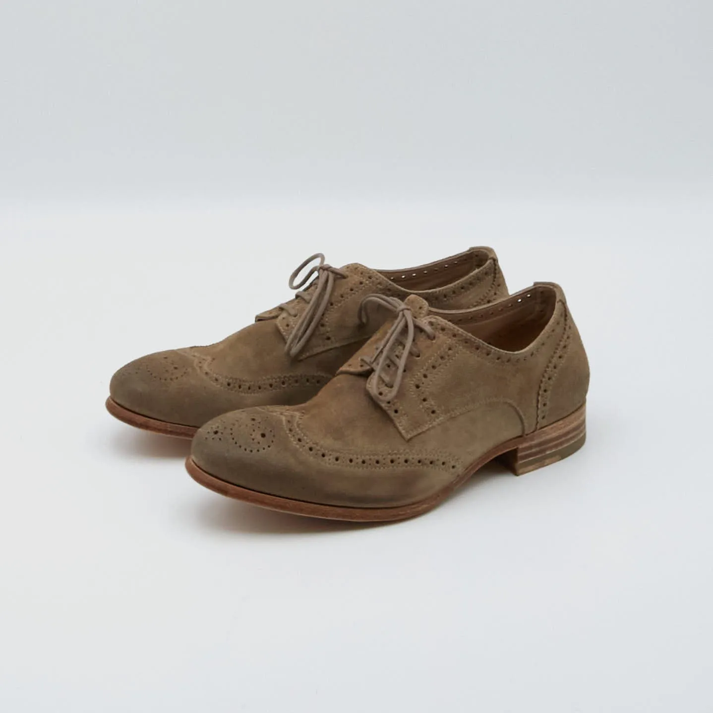 n.d.c. made by hand Ladies Suede Brogues Shoes sold by DeeCee style product image thumbnail 5