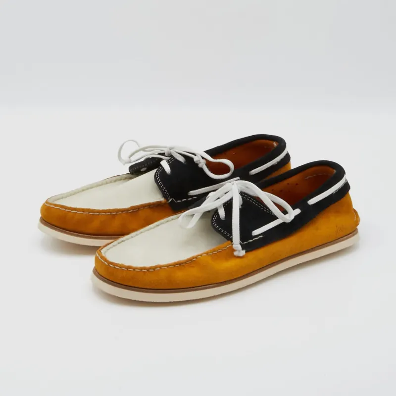 n.d.c. made by hand Cayuko Special Hard Washed Boat Shoes sold by DeeCee style
