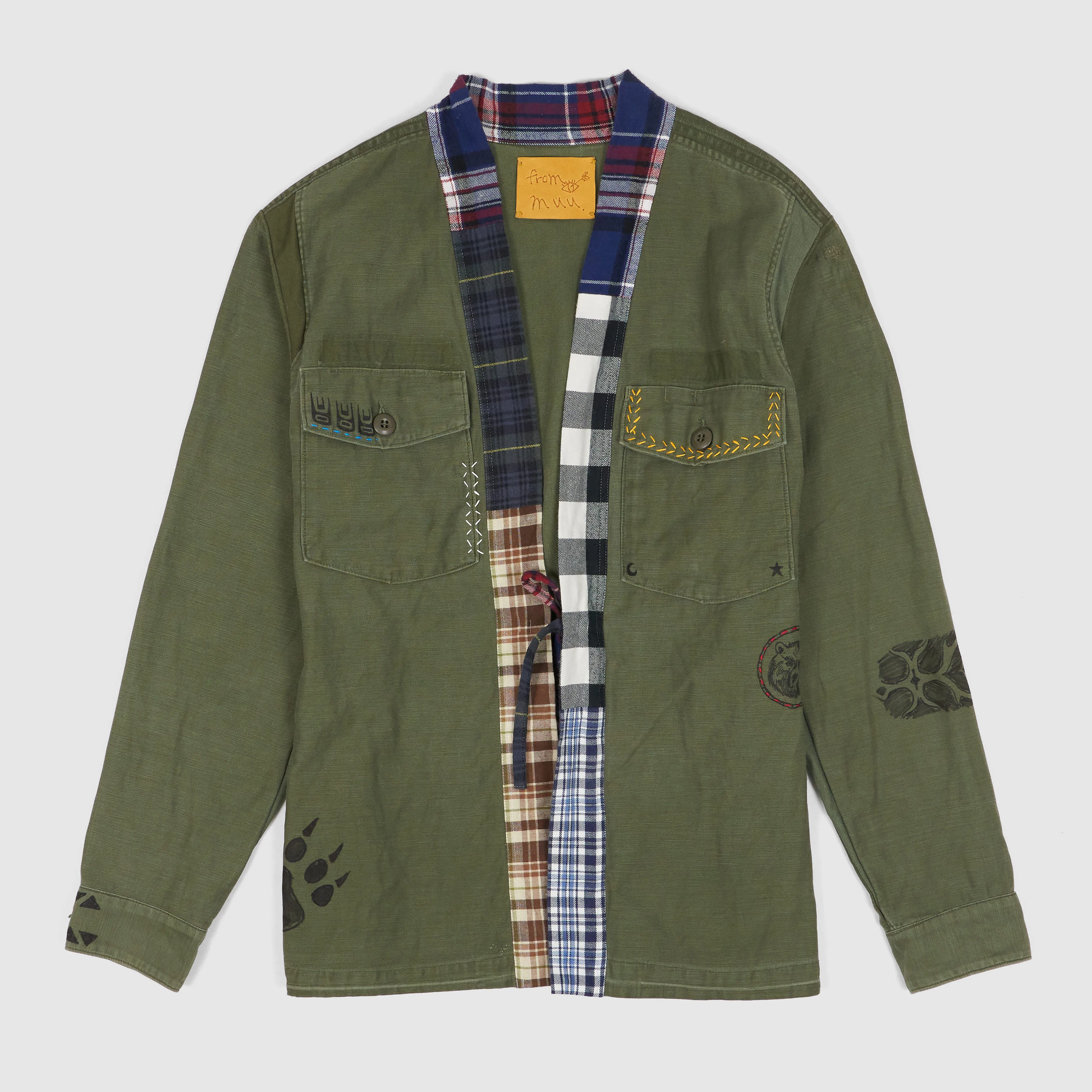 From Muu Army RE- Make Overshirt Kabu Haori Kimono sold by DeeCee style