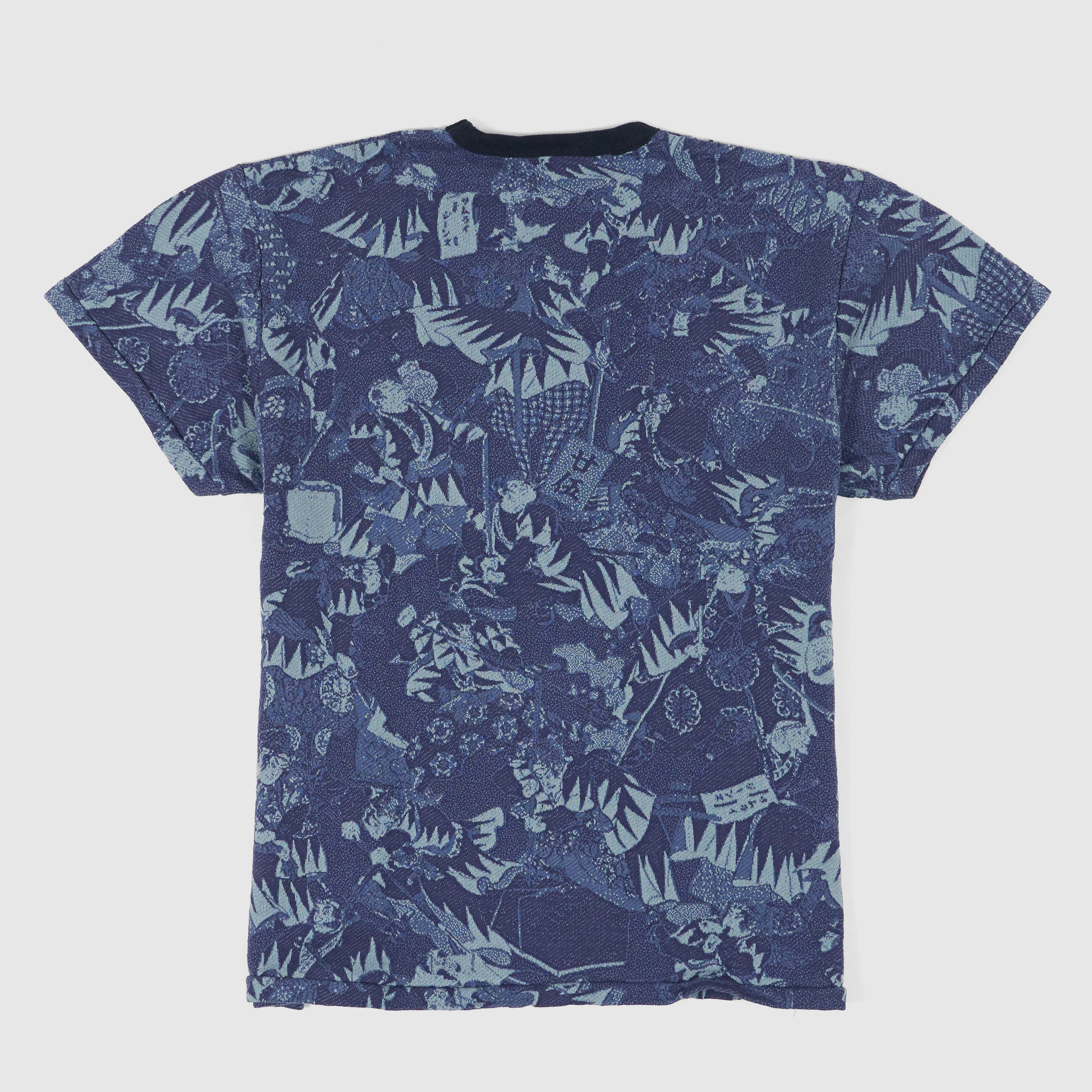 Samurai Jeans Short Sleeve Crew Neck 25th. Anniversary Jacquard Jersey Sweat T-Shirt sold by DeeCee style product image thumbnail 2