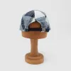 Samurai Jeans Natural Indigo Dyed PlaidJet KC Cap sold by DeeCee style