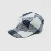 Samurai Jeans Natural Indigo Dyed PlaidJet KC Cap sold by DeeCee style