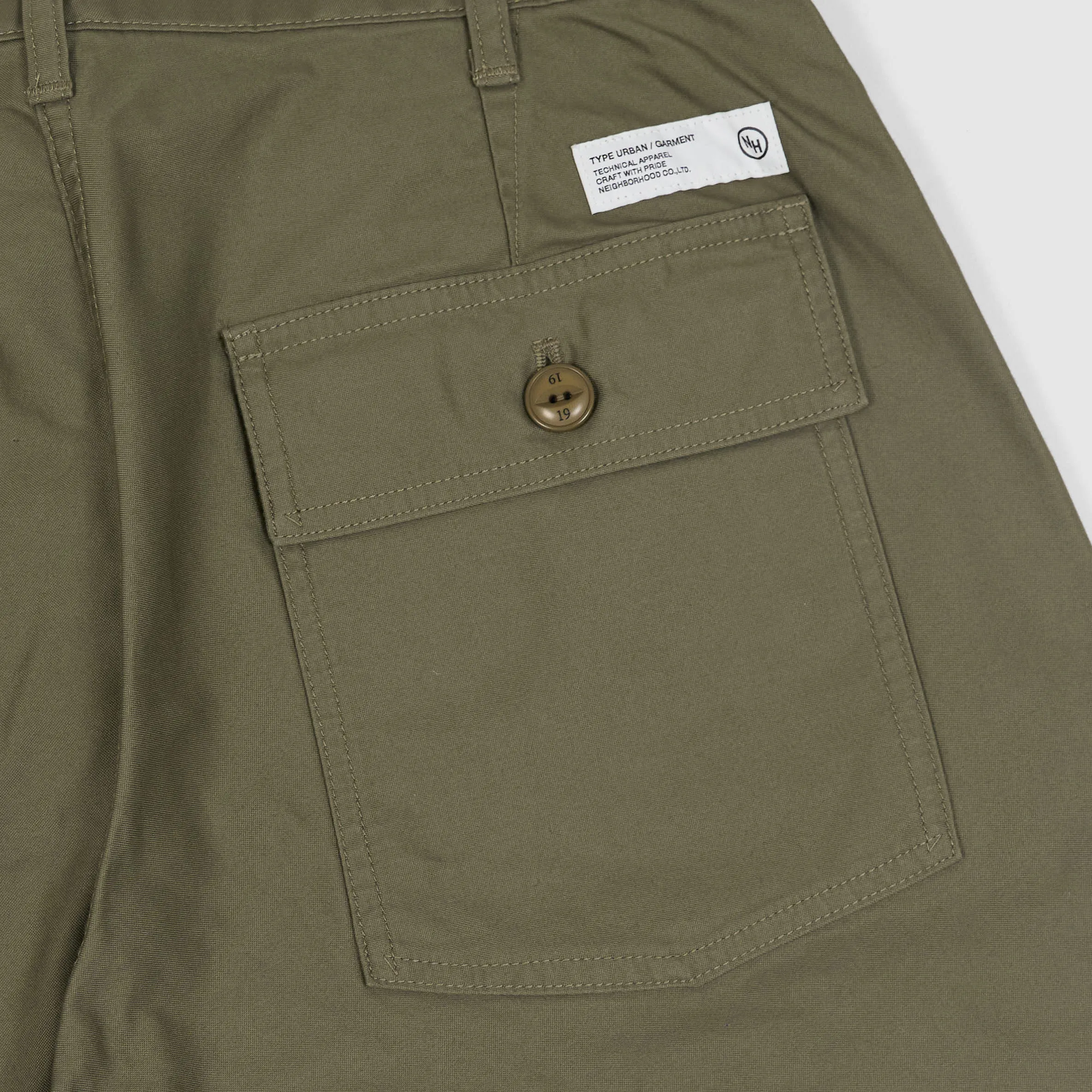 Neighborhood Fatigue Baker Cotton Bermuda Shorts sold by DeeCee style product image thumbnail 4