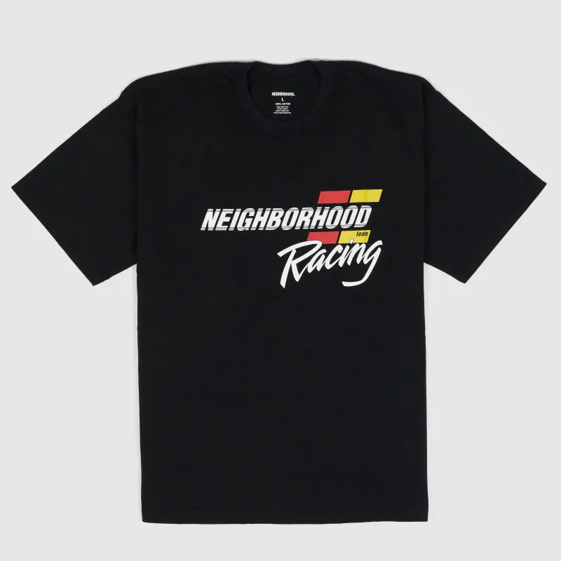 Neighborhood Short Sleeve Racing Printed Crew Neck Short Sleeve T-Shirt sold by DeeCee style