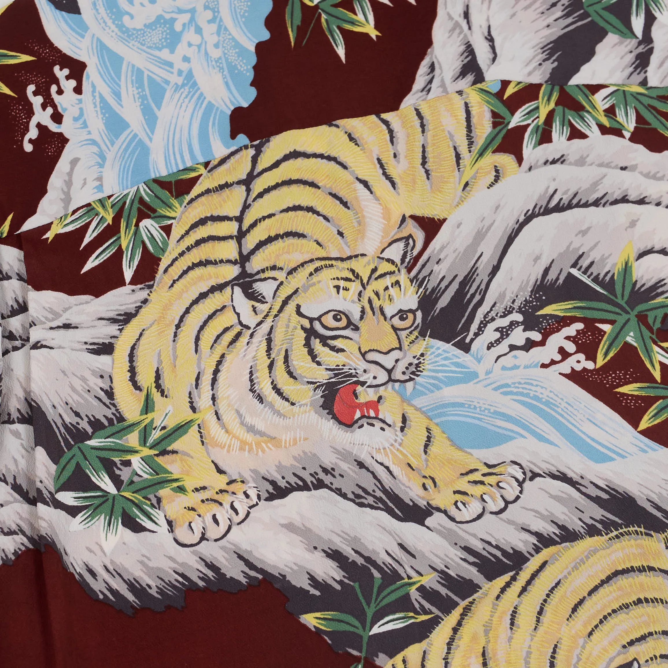 Sun Surf Short Sleeve Hawaiian Fighting Tiger Shirt sold by DeeCee style product image thumbnail 3