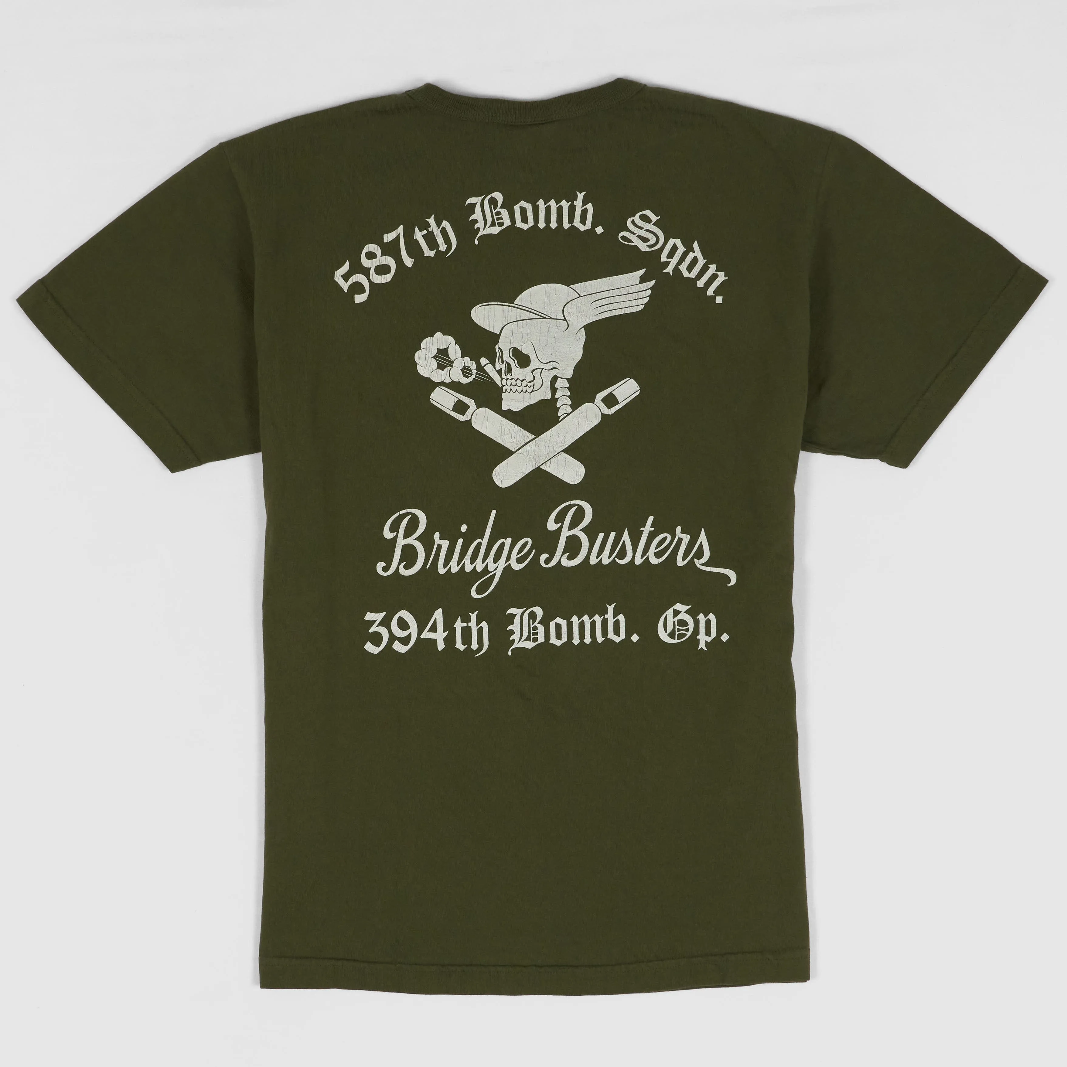 Buzz Rickson's Bridge Busters Crew Neck T-Shirt sold by DeeCee style