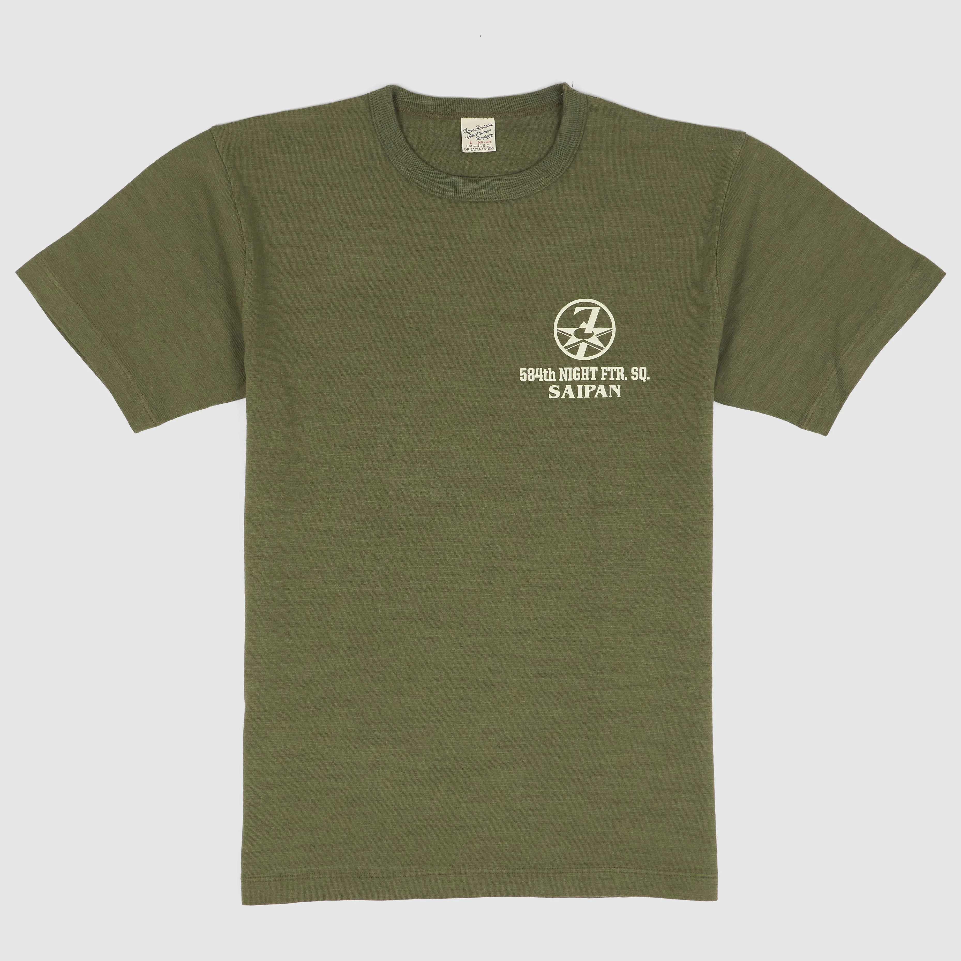 Buzz Rickson's Night Fighter Crew Neck T-Shirt sold by DeeCee style product image thumbnail 2