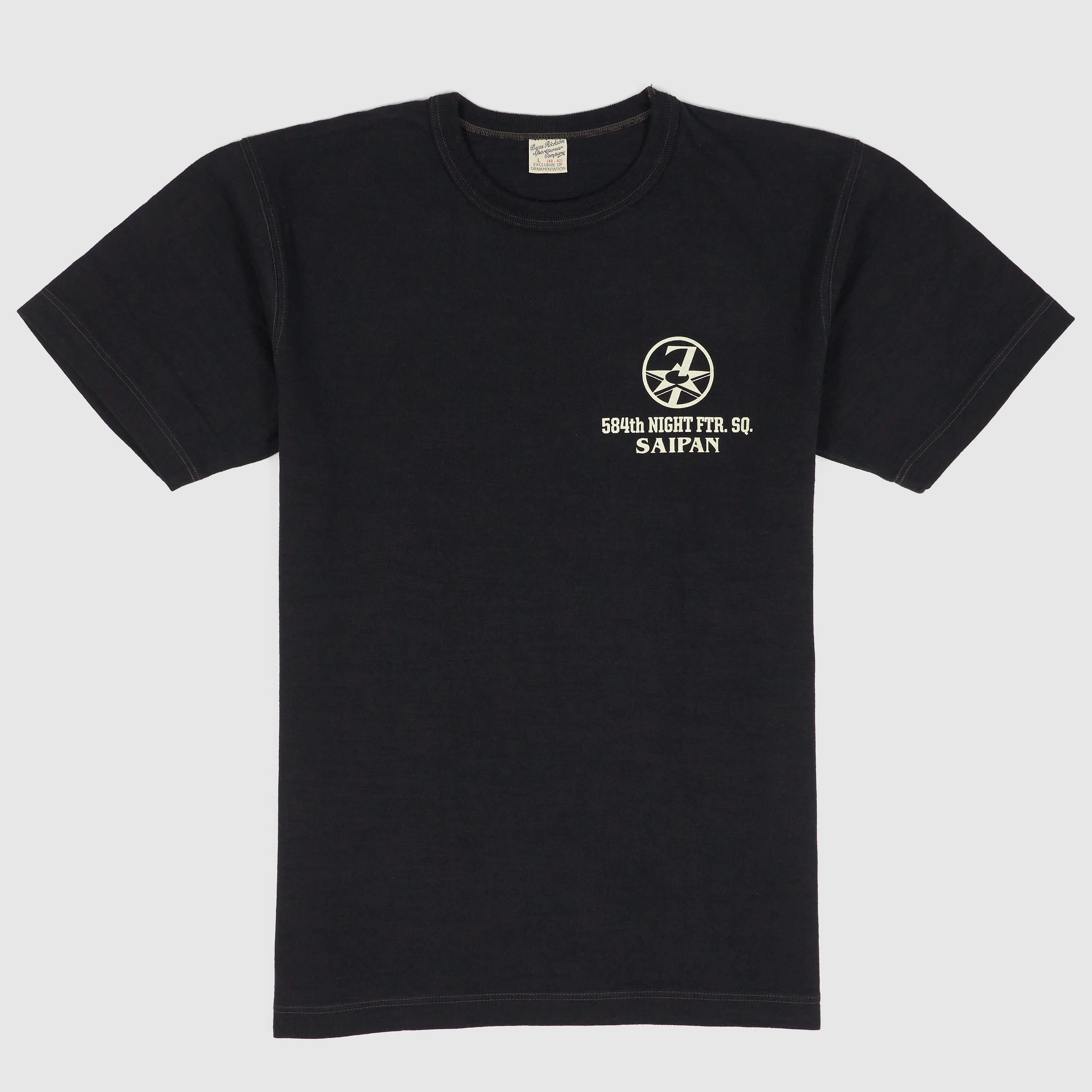 Buzz Rickson's Night Fighter Crew Neck T-Shirt sold by DeeCee style product image thumbnail 3