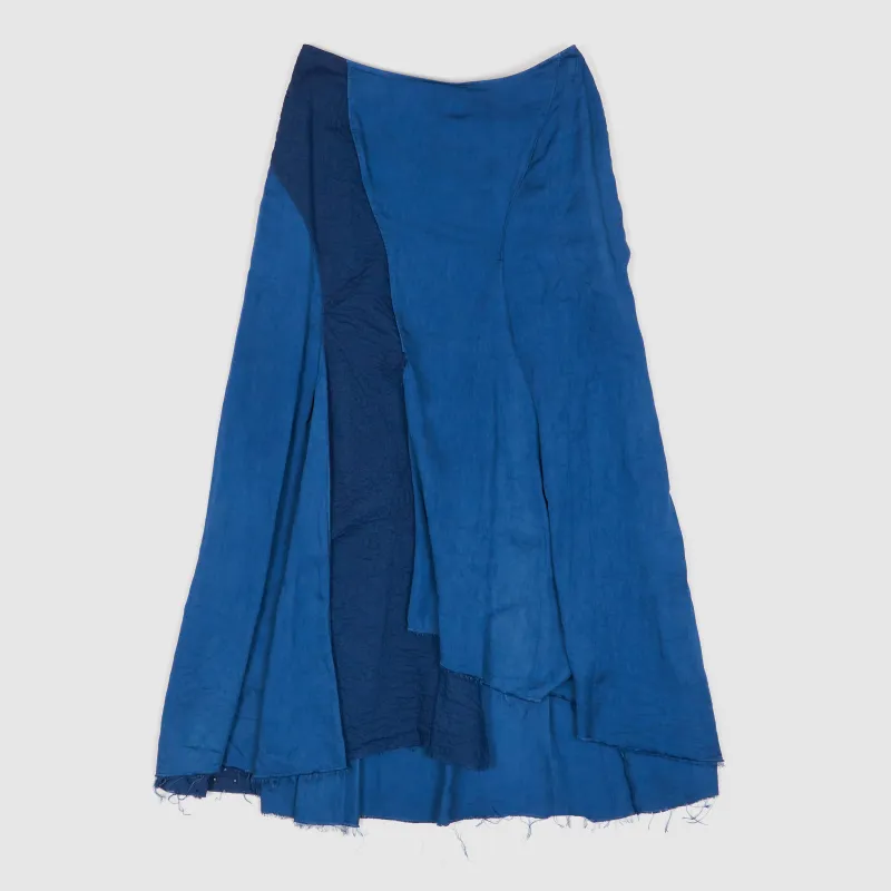 Blue Blue Japan Ladies Indigo Cutover Lace Skirt sold by DeeCee style
