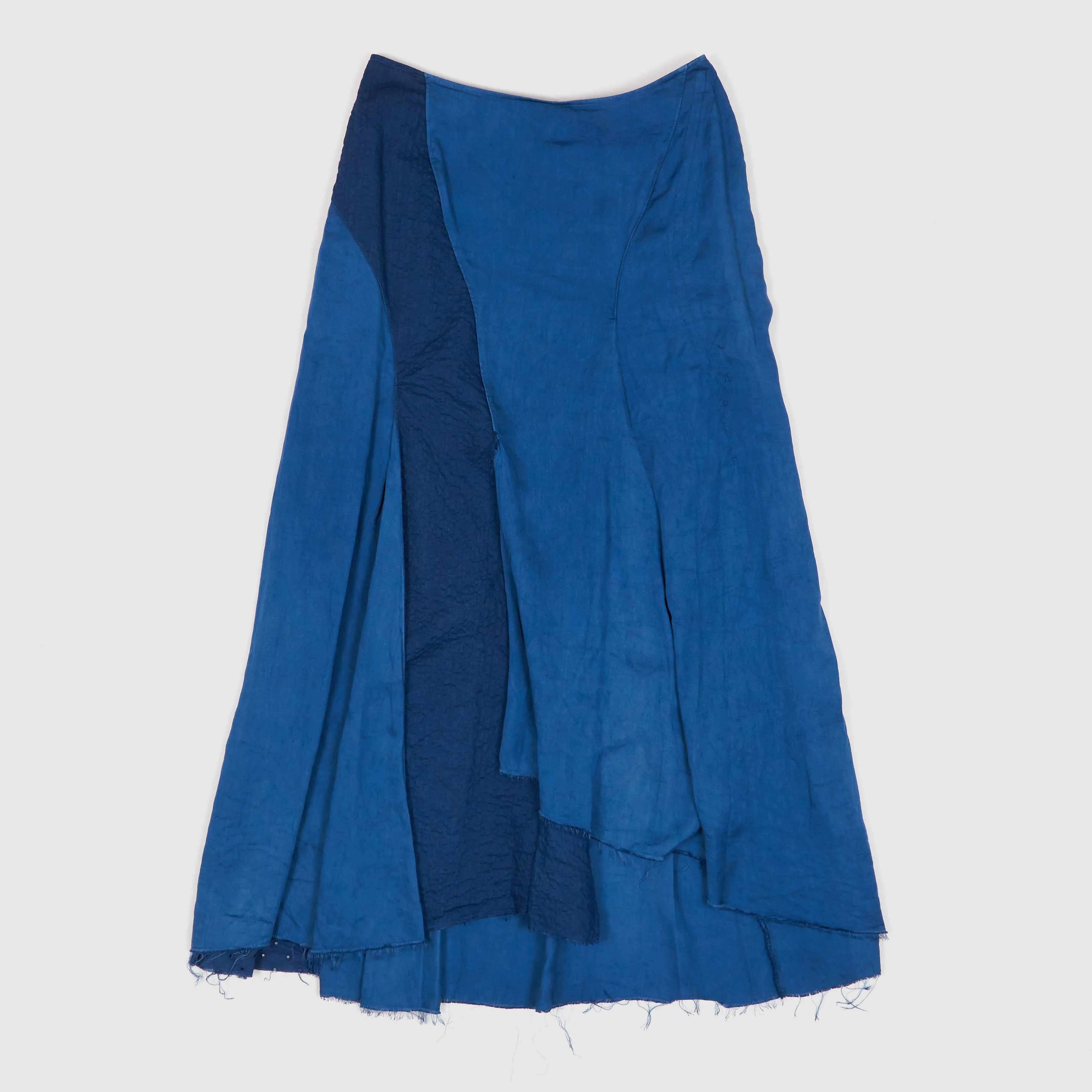 Blue Blue Japan Ladies Indigo Cutover Lace Skirt sold by DeeCee style