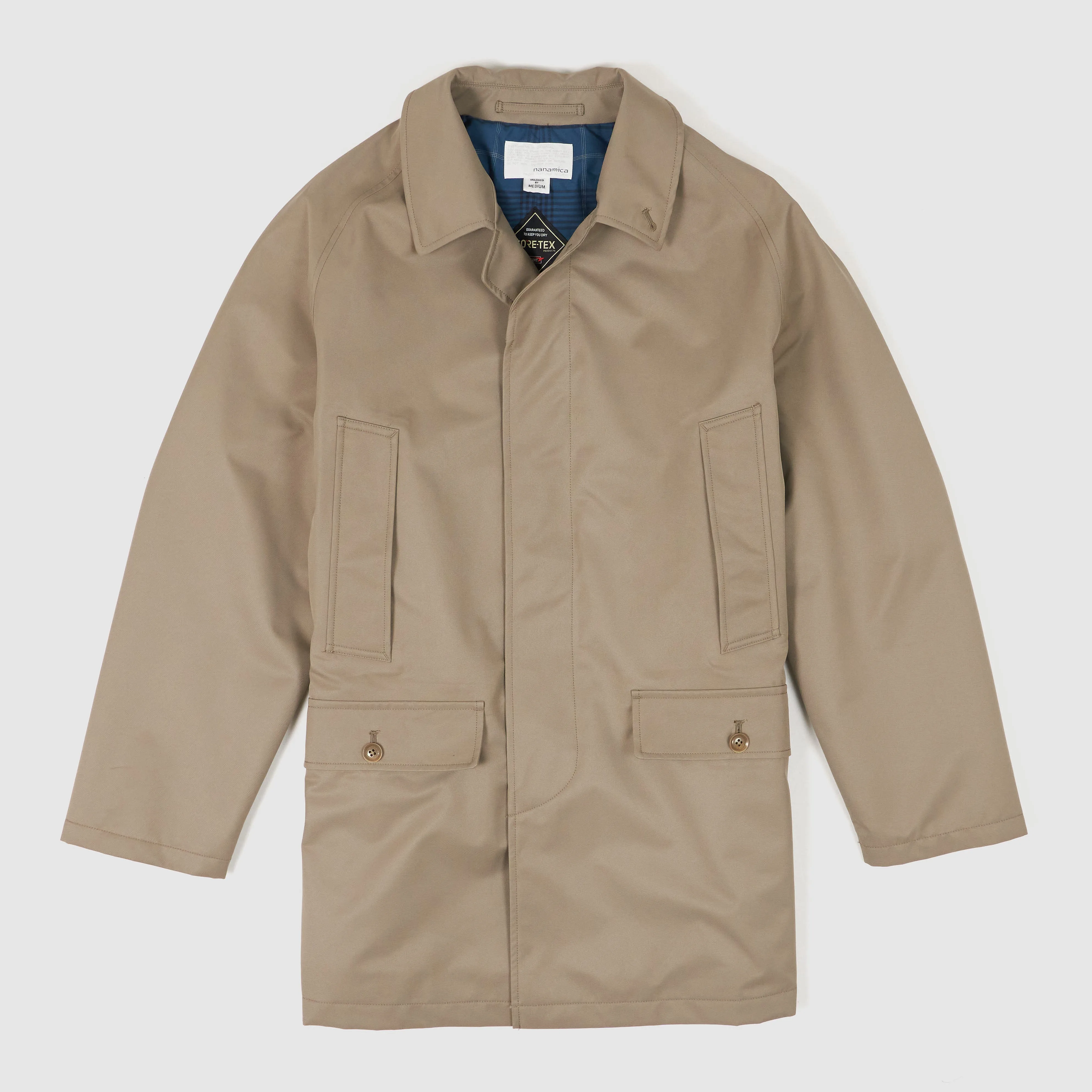 Nanamica Gore-Tex Short Soutien Collar Coat sold by DeeCee style