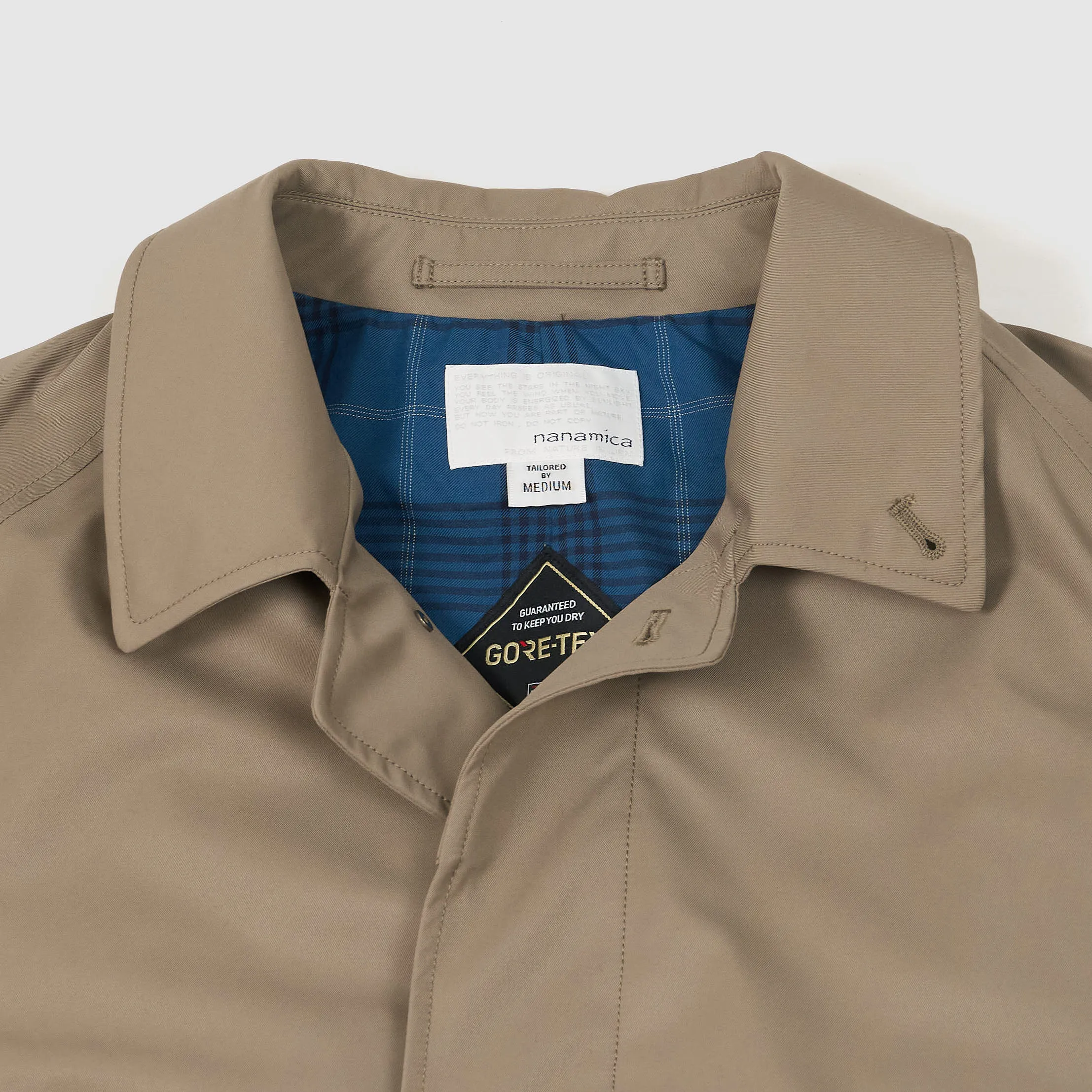 Nanamica Gore-Tex Short Soutien Collar Coat sold by DeeCee style product image thumbnail 4