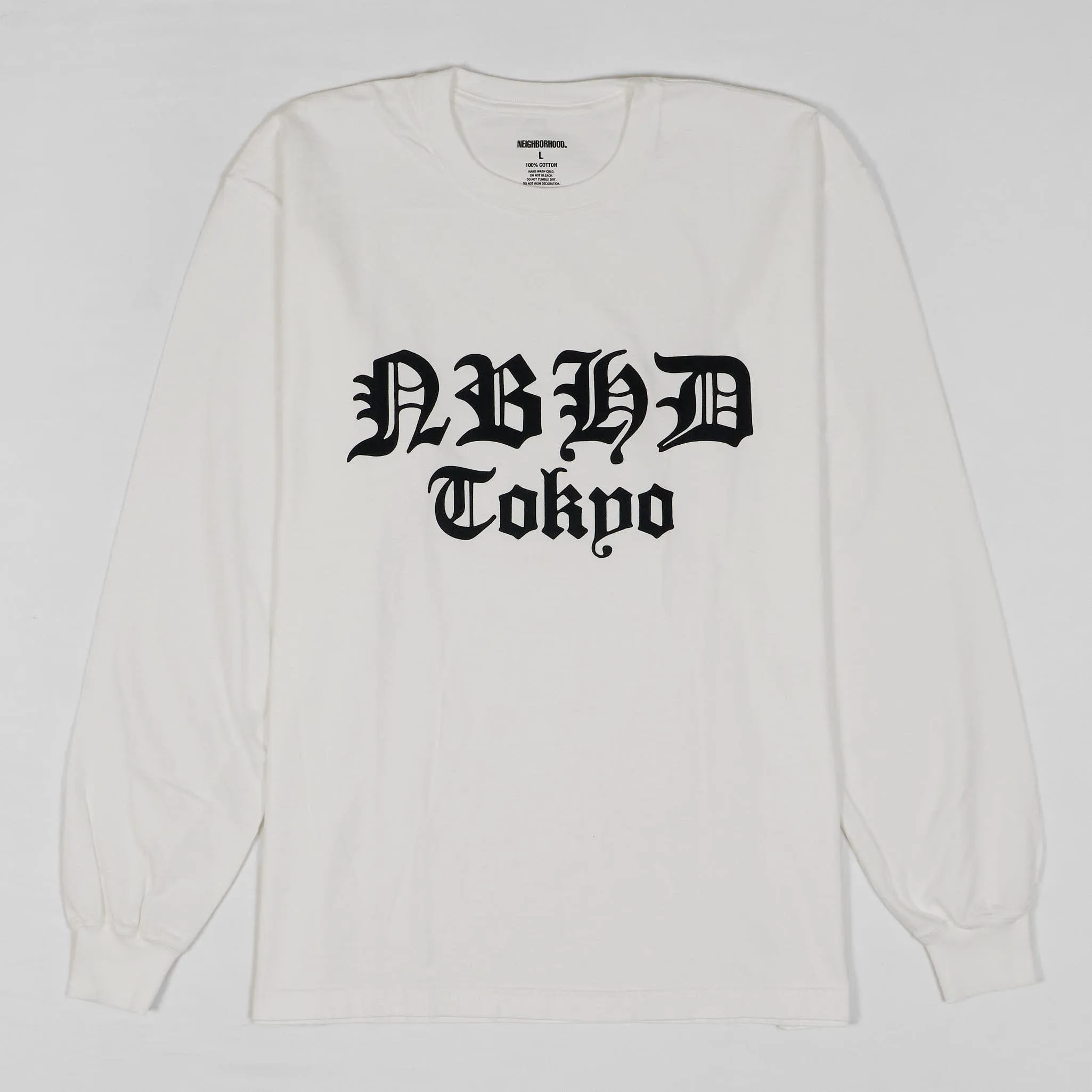 Neighborhood Tokyo Printed Crew Neck Long Sleeve T-Shirt sold by DeeCee style