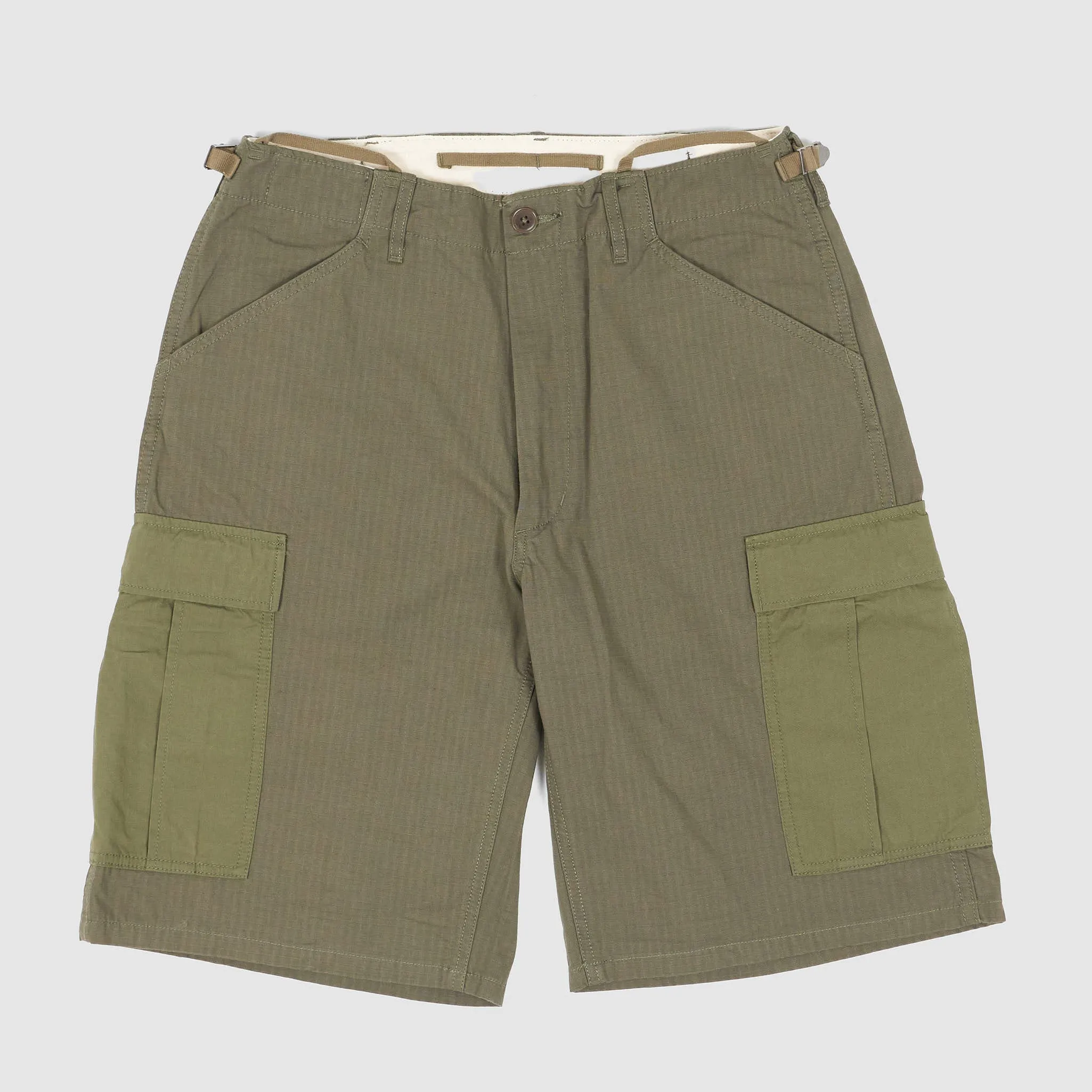 Nanamica Cotton Rip Stop Cargo Shorts sold by DeeCee style