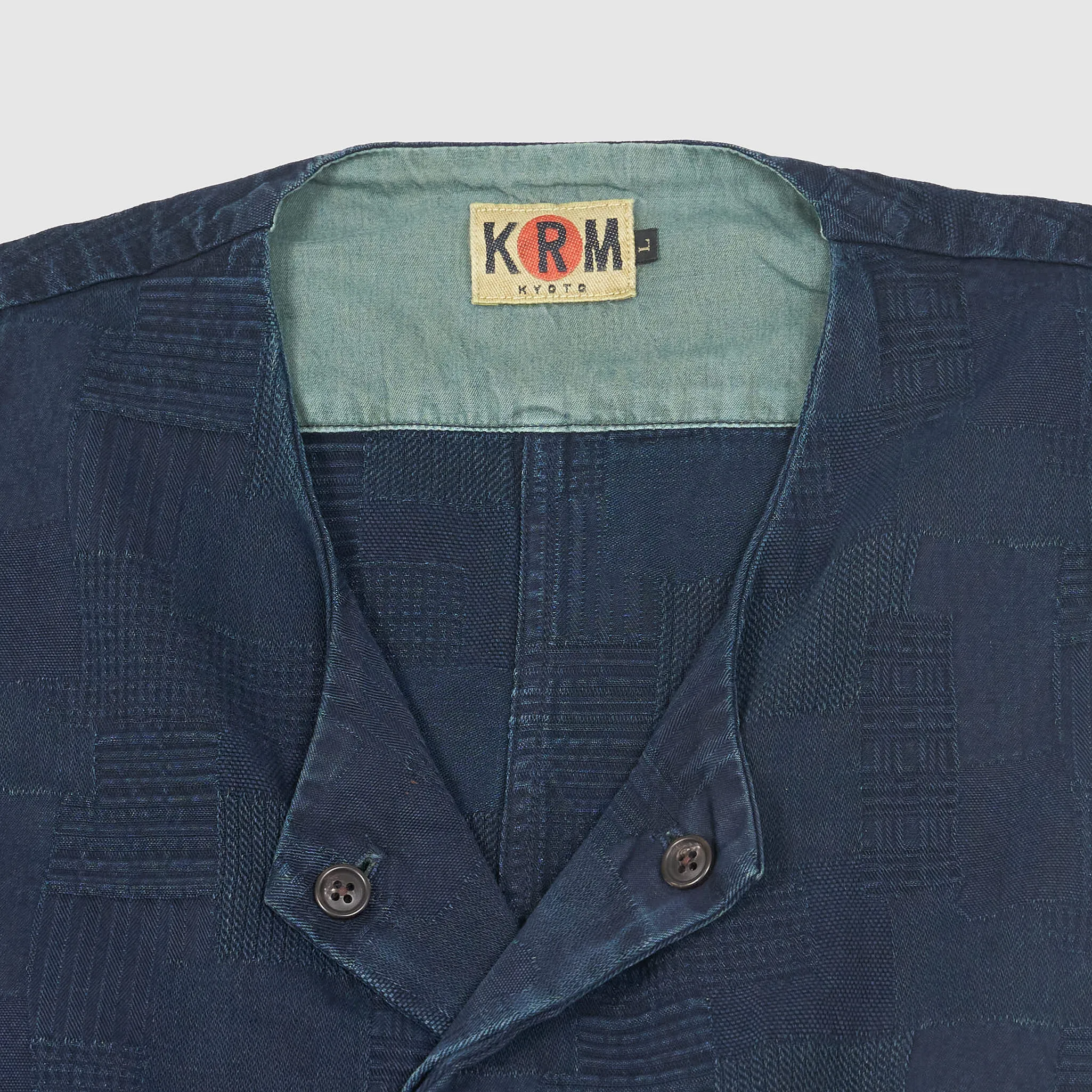 KRM Jacquard Woven Plaid Pattern vest sold by DeeCee style product image thumbnail 3