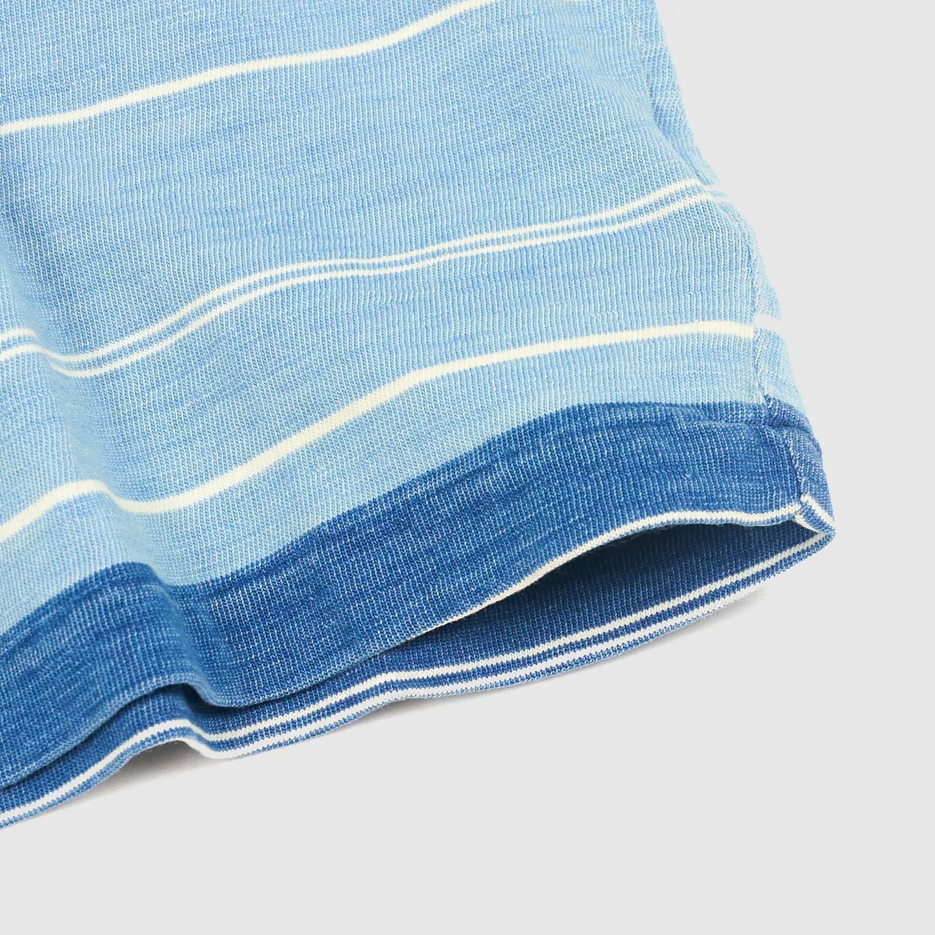 Double RL Short Sleeve Indigo Stripe Crew Neck T-Shirt sold by DeeCee style product image thumbnail 4