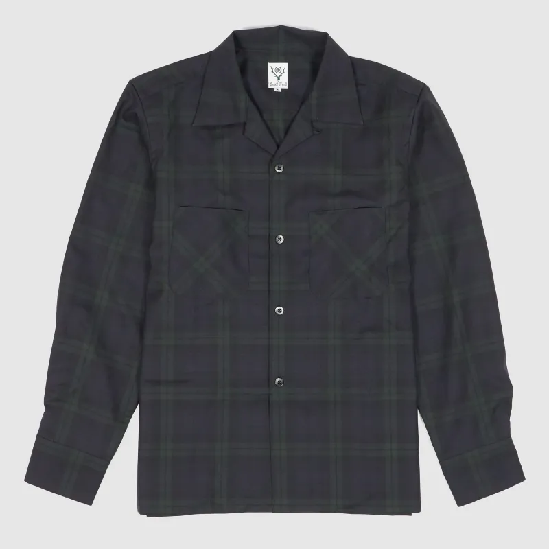 South2 West8 Long Sleeve Plaid Over Shirt sold by DeeCee style