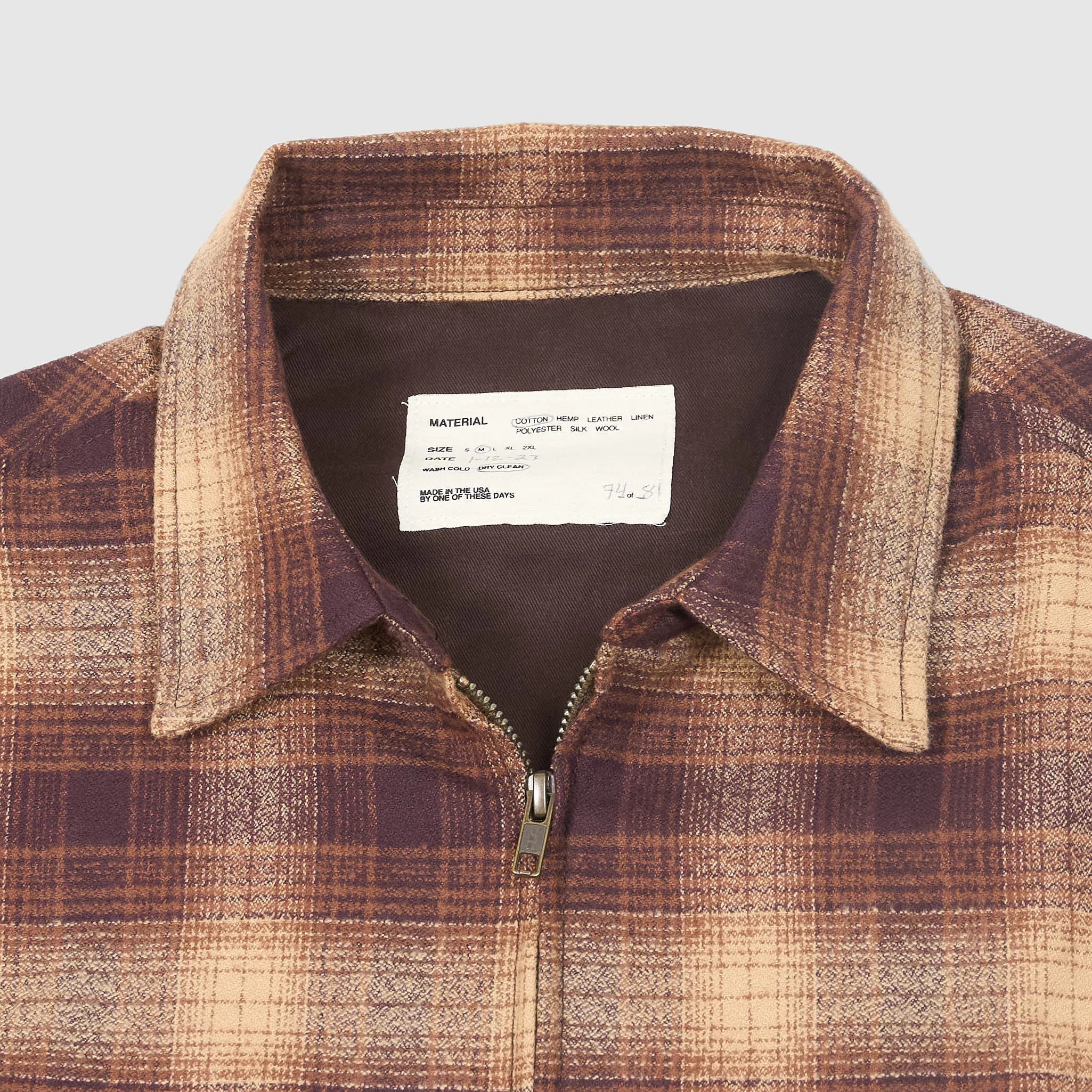 ONE OF THESE DAYS Plaid Jacket sold by DeeCee style product image thumbnail 4