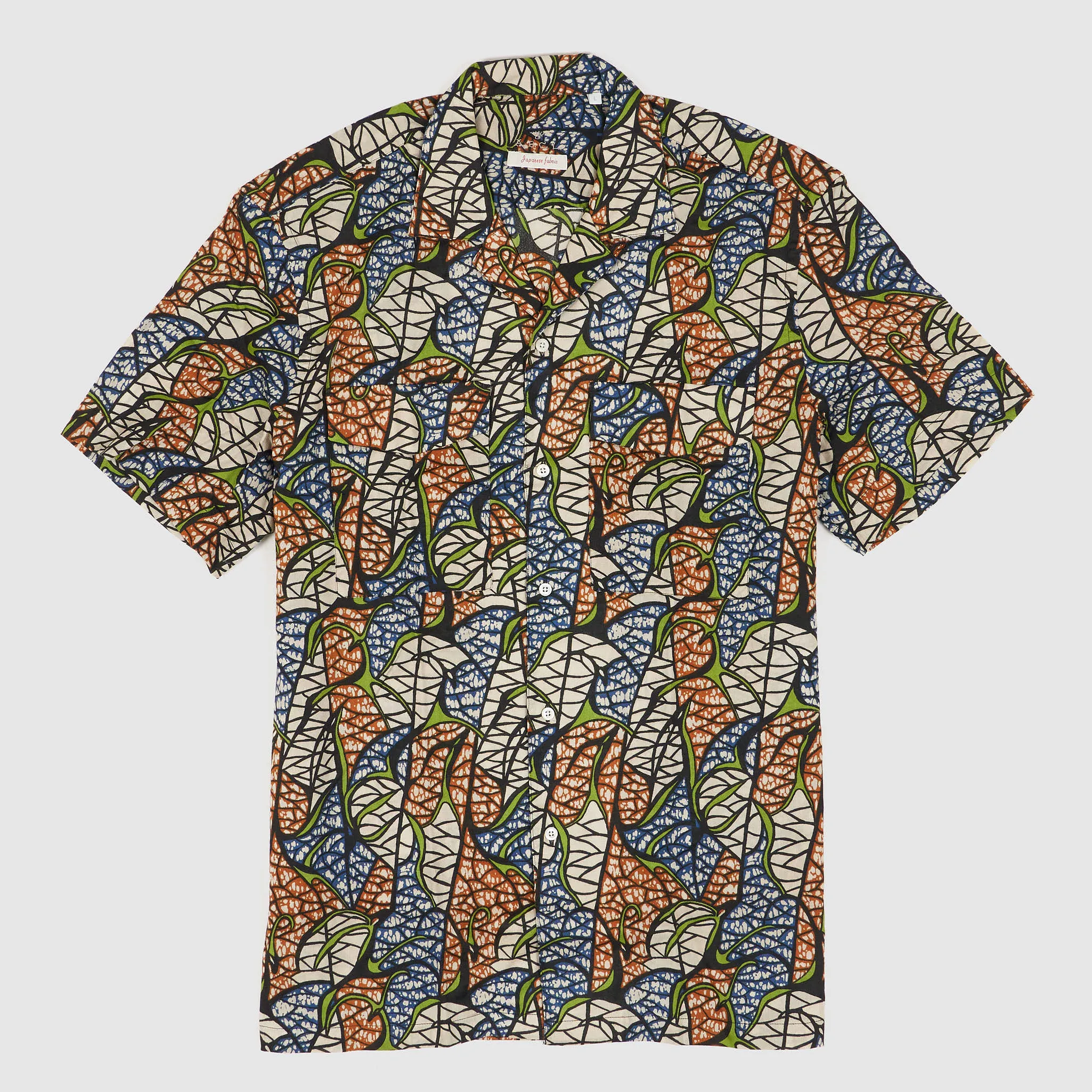 A.B.C.L Short Sleeve Printed Camp Collar Shirt sold by DeeCee style