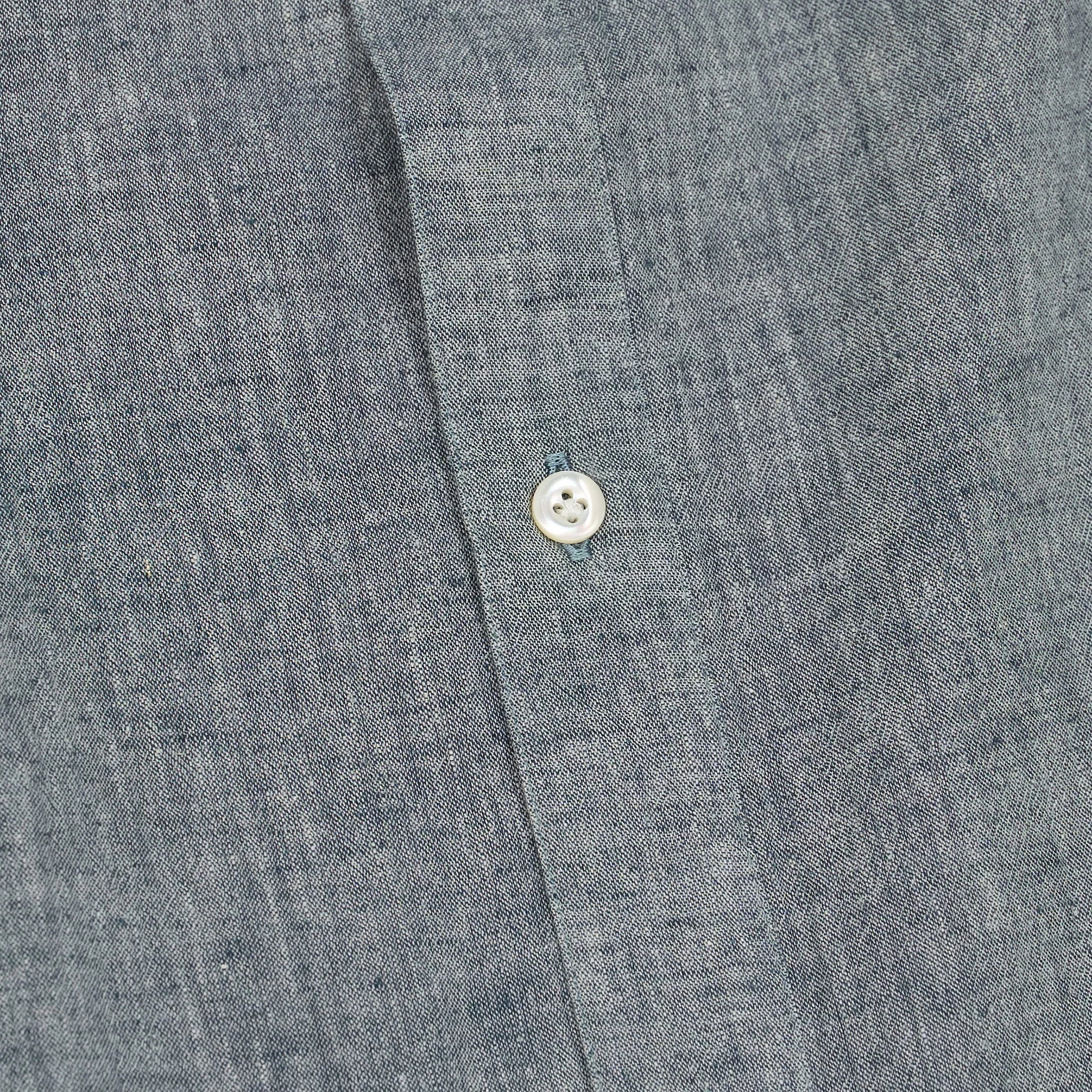A.B.C.L Long Sleeve Linen Cotton Pocket Shirt sold by DeeCee style product image thumbnail 4