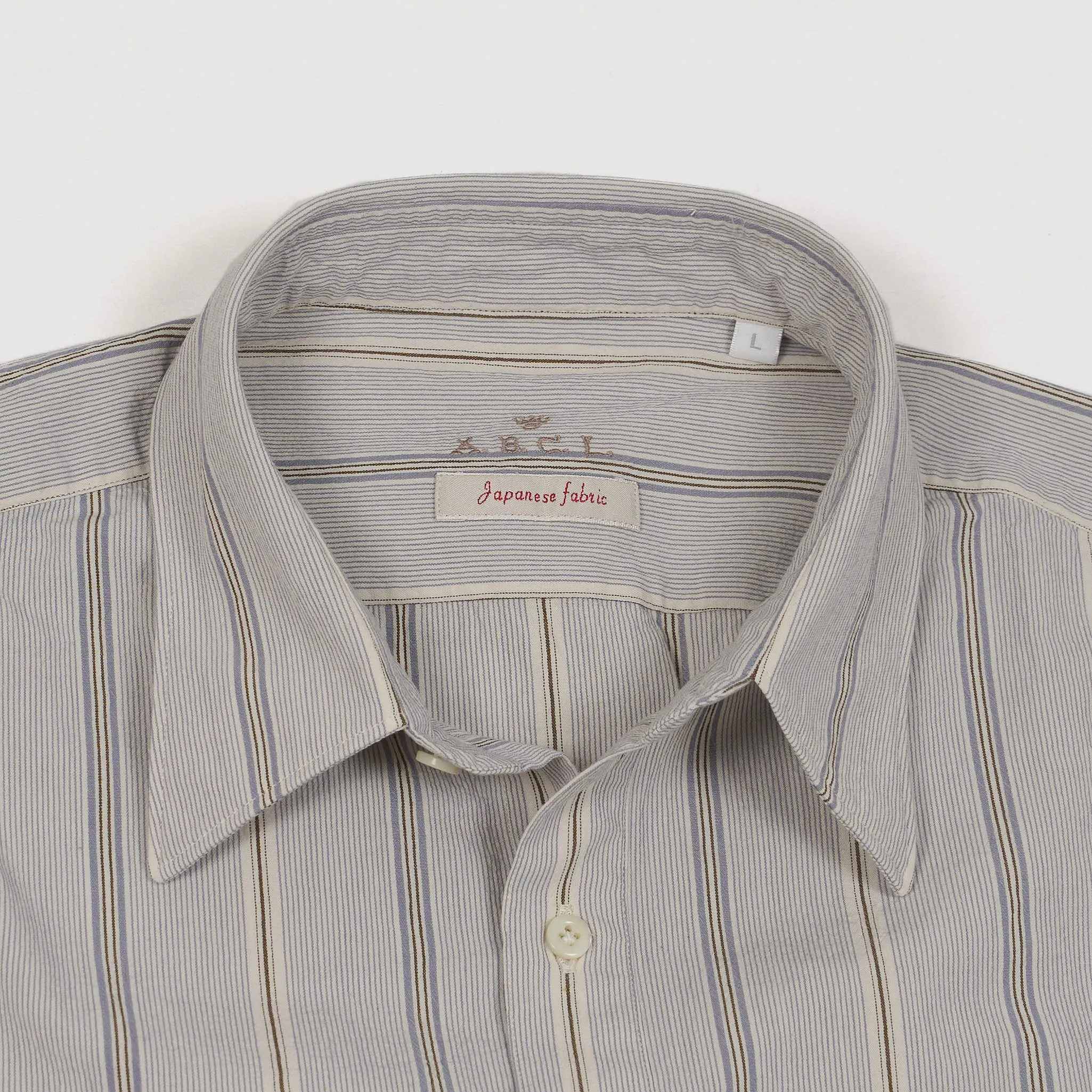 A.B.C.L Long Sleeve Woven Striped Cotton Shirt sold by DeeCee style product image thumbnail 3