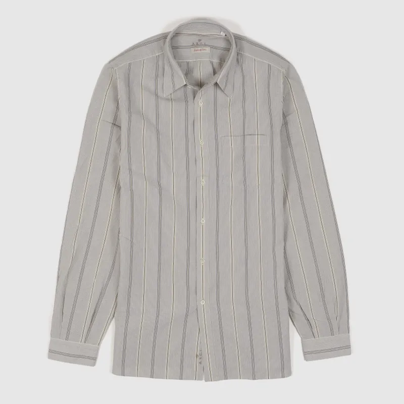 A.B.C.L Long Sleeve Woven Striped Cotton Shirt sold by DeeCee style