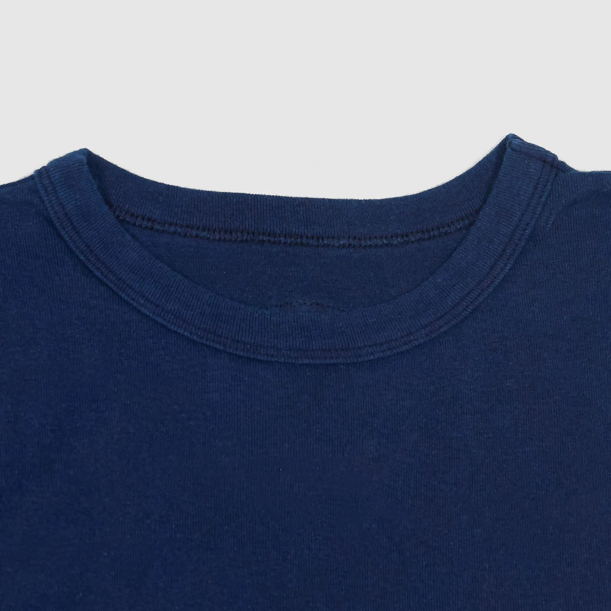 Blue Blue Japan Ladies Short Sleeve Crew Neck Soft Fraise Hand Dyed T-Shirt sold by DeeCee style product image thumbnail 3