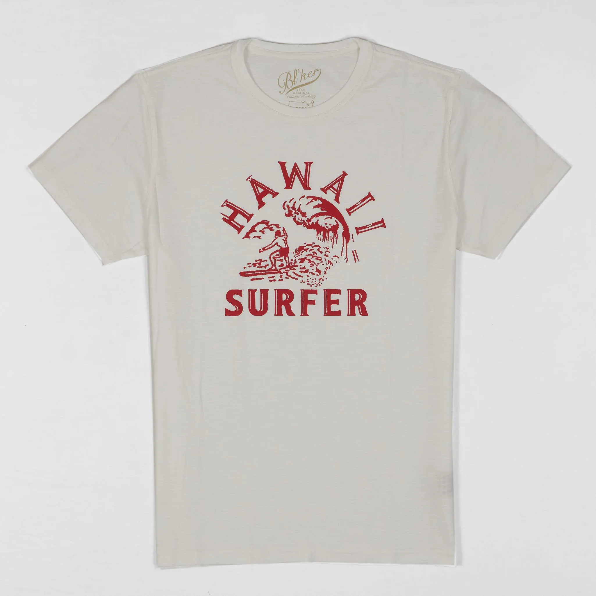 Bl'ker Tee Short Sleeve Crew Neck Hawaii Surfer T-Shirt sold by DeeCee style