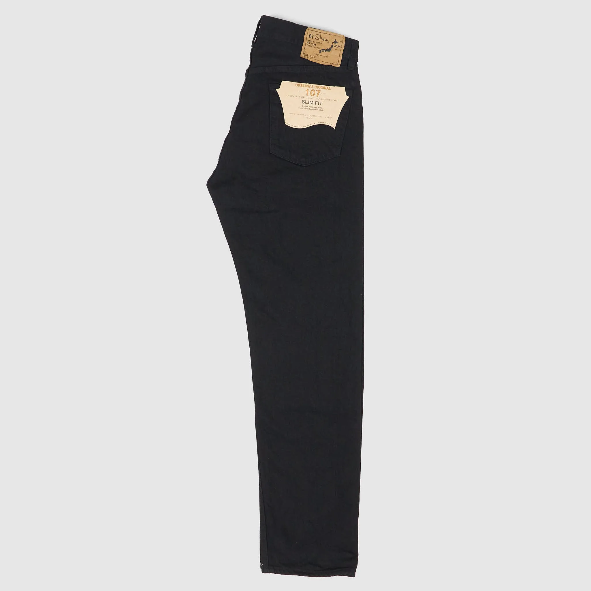 OrSlow 5- Pocket 107 Black Denim Slim Fit Jeans sold by DeeCee style product image thumbnail 2