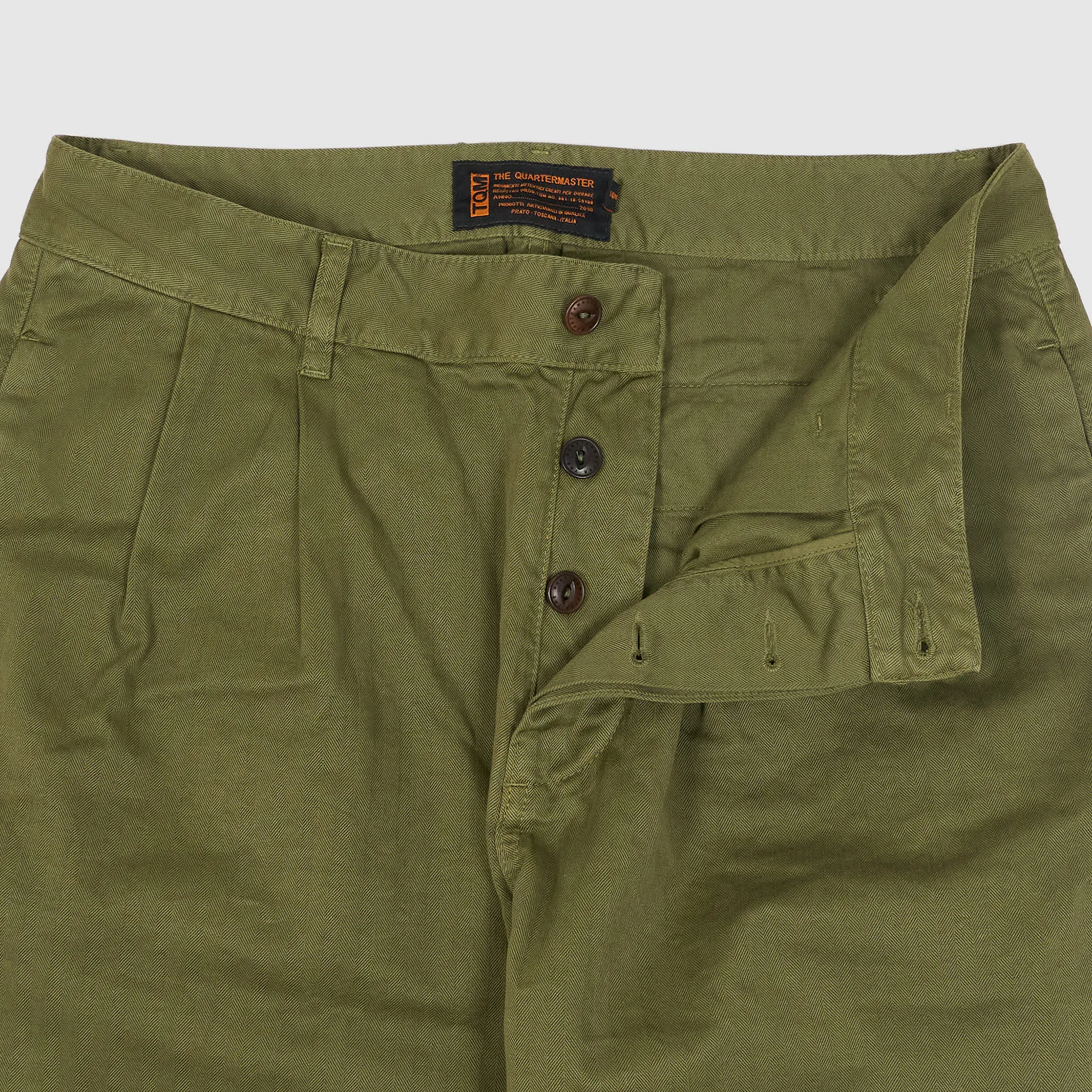 The Quartermaster Straight Leg Chino Trousers With Pleats sold by DeeCee style product image thumbnail 4