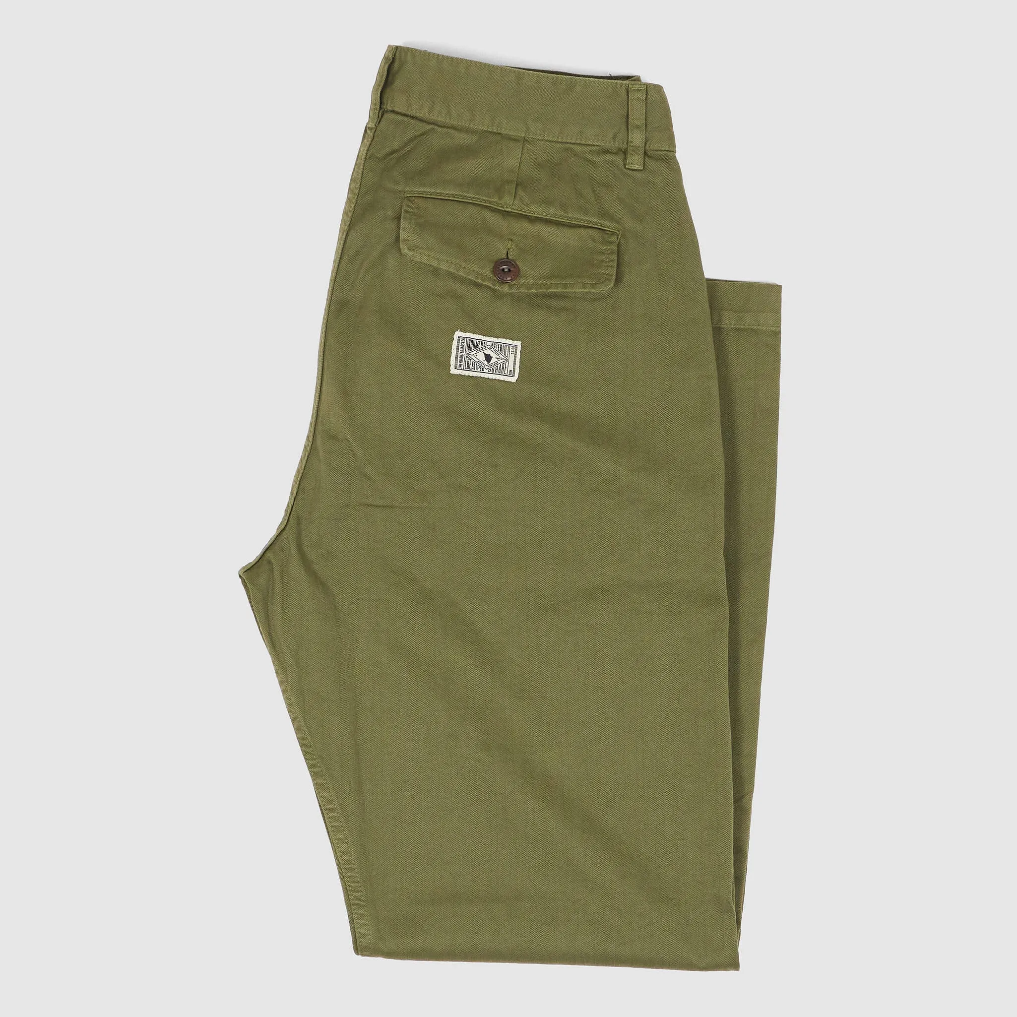 The Quartermaster Straight Leg Chino Trousers With Pleats sold by DeeCee style product image thumbnail 2
