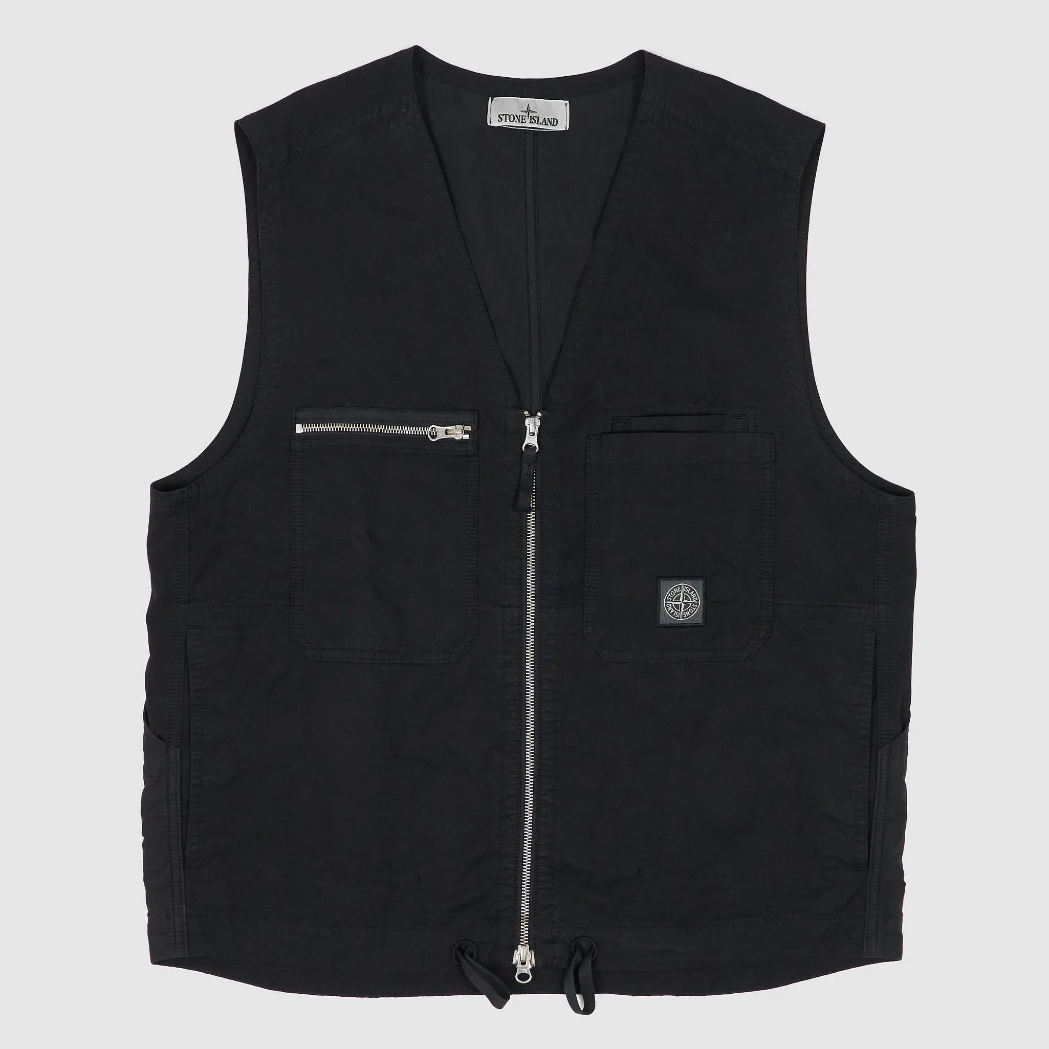 Stone Island Waistcoat Cupro- Cotton Twill-TC sold by DeeCee style