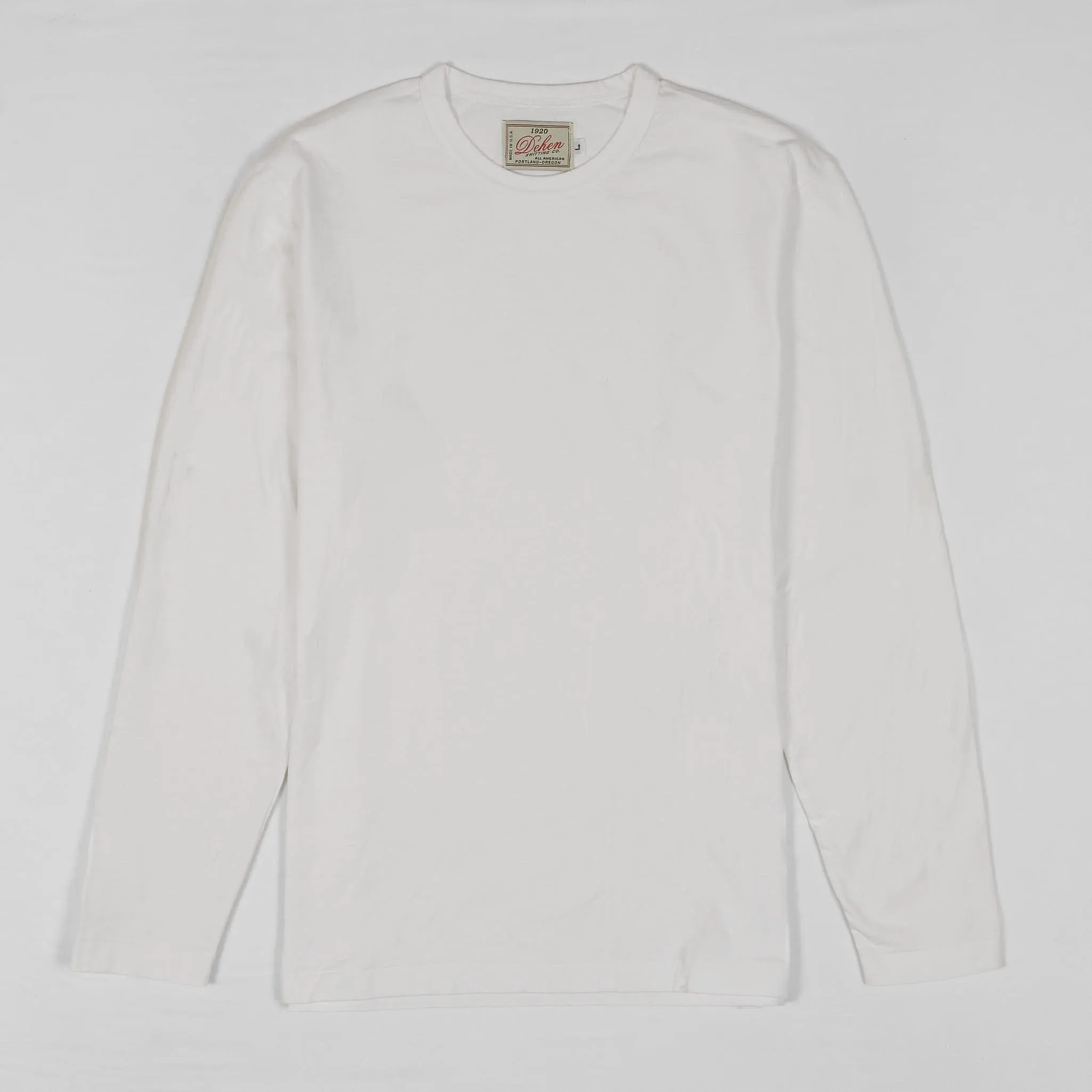 Dehen 1920 Long Sleeve Heavy Weight Cotton Crew Neck T-Shirt sold by DeeCee style product image thumbnail 4